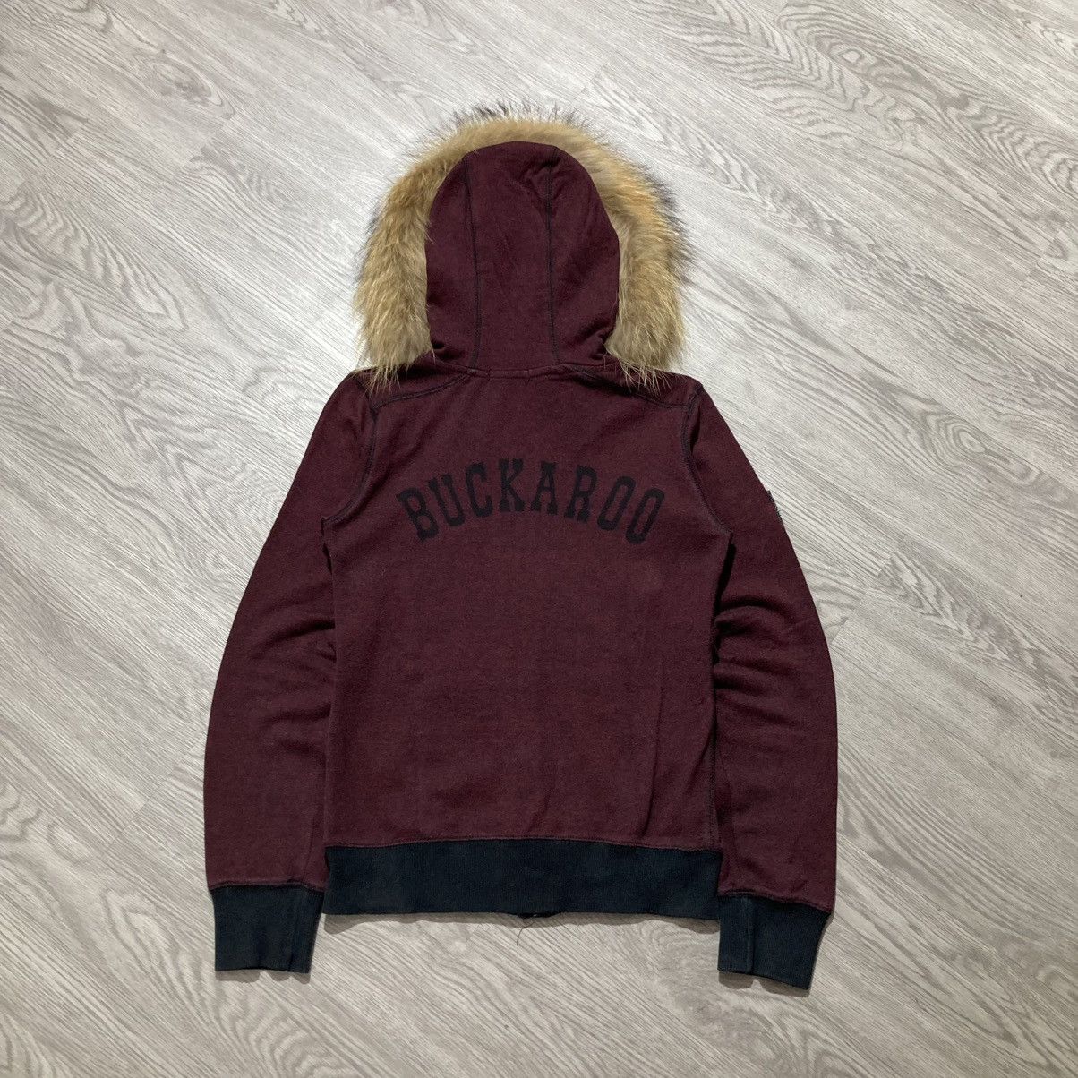 Hysteric Glamour 2000s Buckaro Skull Patch Logo Fur Ziphoodie Lgb Punk Style Size US S / EU 44-46 / 1 - 11 Thumbnail