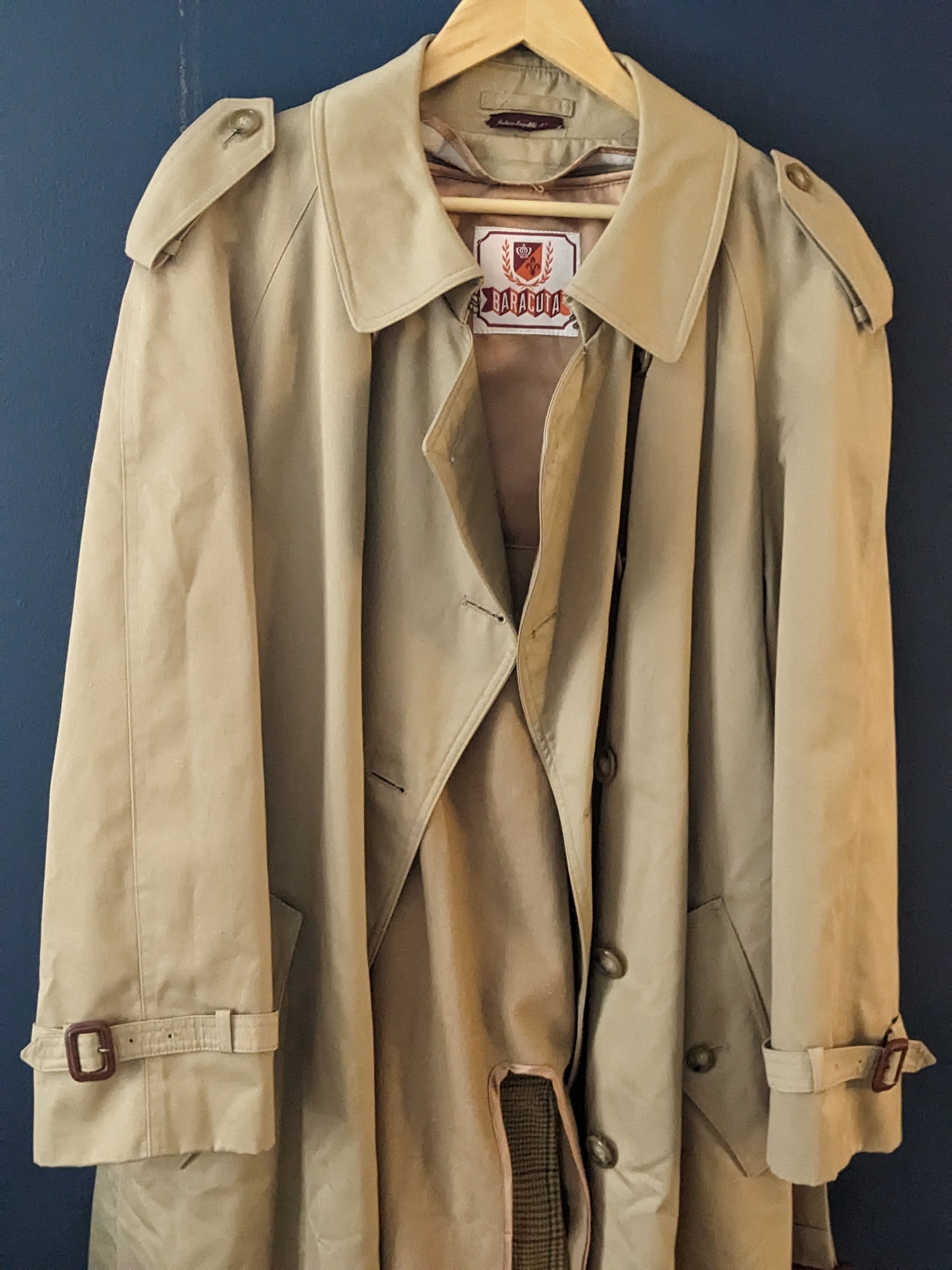 Baracuta Excellent Vintage Barcuta Lined Men Trench Coat Size 42 Size US S / EU 44-46 / 1 - 15 Thumbnail