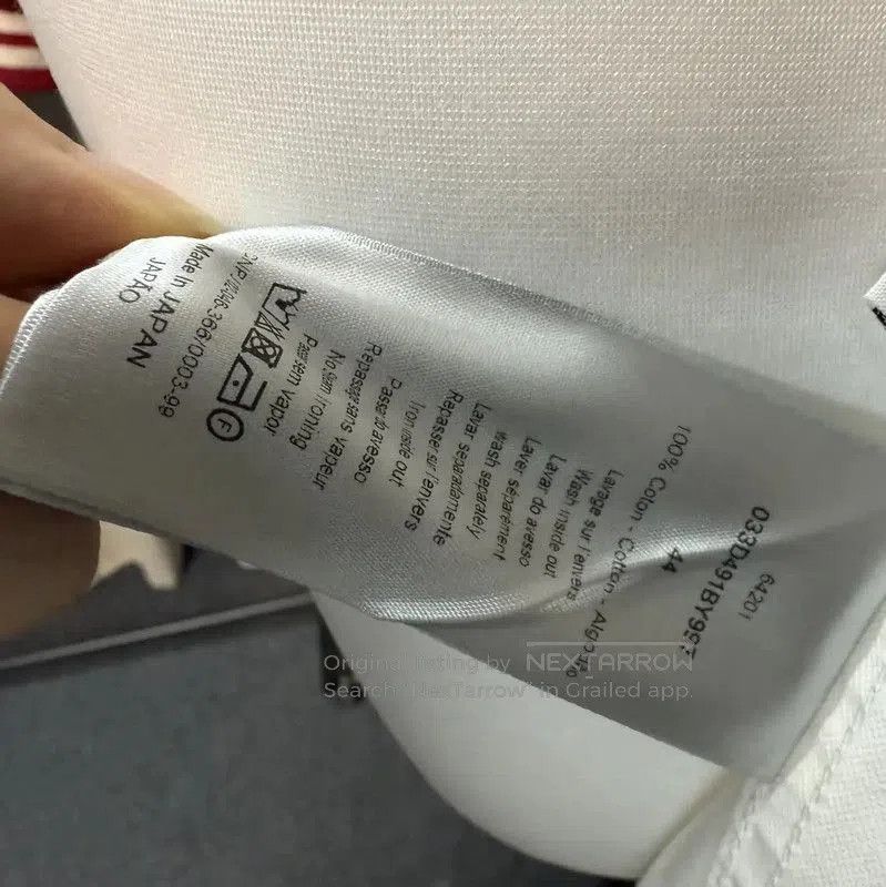 Dior Dior White Denim Women's Jacket with Paint Splatter . Size M / US 6-8 / IT 42-44 - 4 Thumbnail