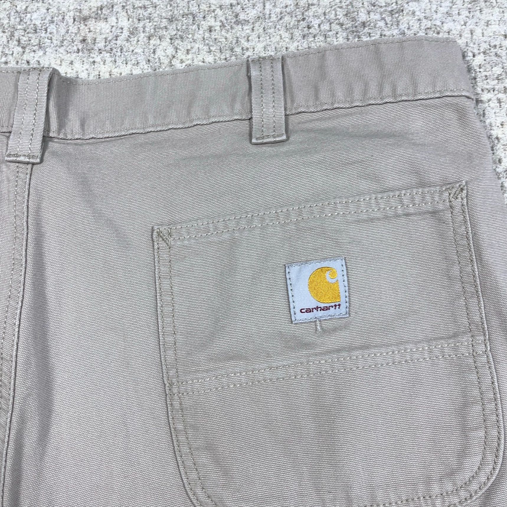 Carhartt VINTAGE Carhartt Shorts Men 40 Tan Khaki Duck Canvas Baggy Relaxed Fit Utility Work Wear Size US 40 / EU 56 - 5 Thumbnail
