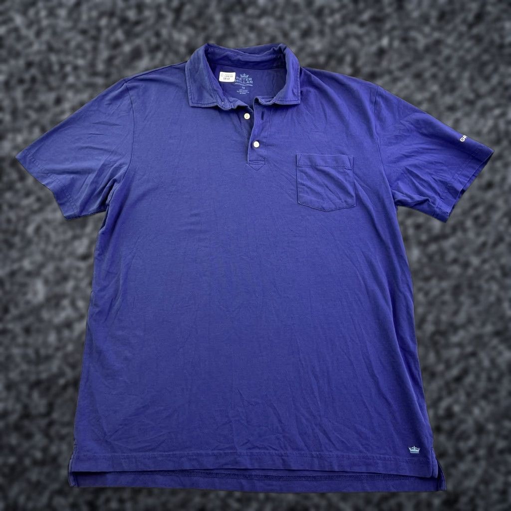 Peter Millar VINTAGE Peter Millar Polo Shirt Mens Medium Blue Short Sleeve Mountainside Collection Size US M / EU 48-50 / 2 - 1 Thumbnail