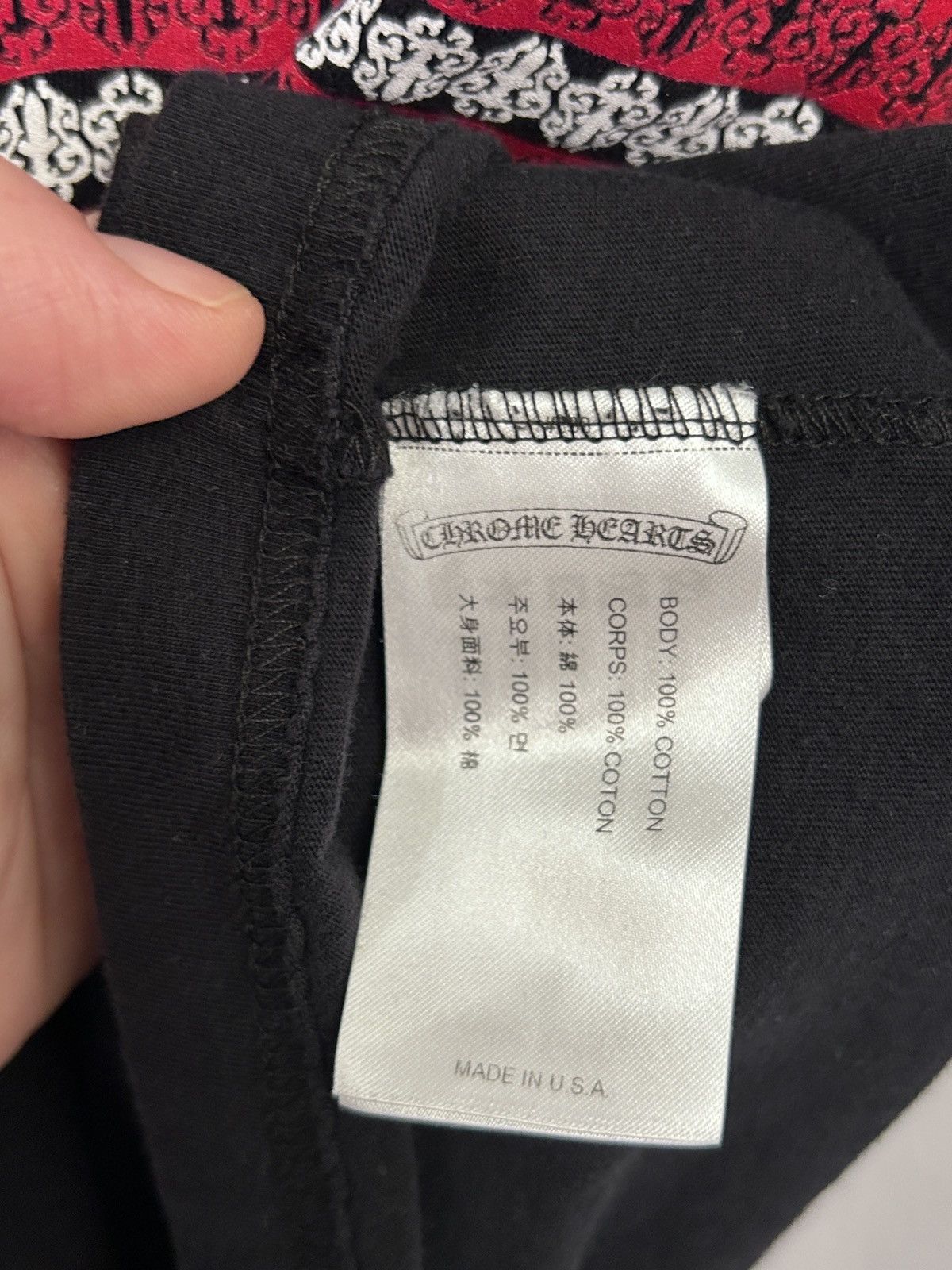 Chrome Hearts Chrome Hearts USA Flag Pocket Long- Sleeve Black Medium Size US M / EU 48-50 / 2 - 4 Thumbnail