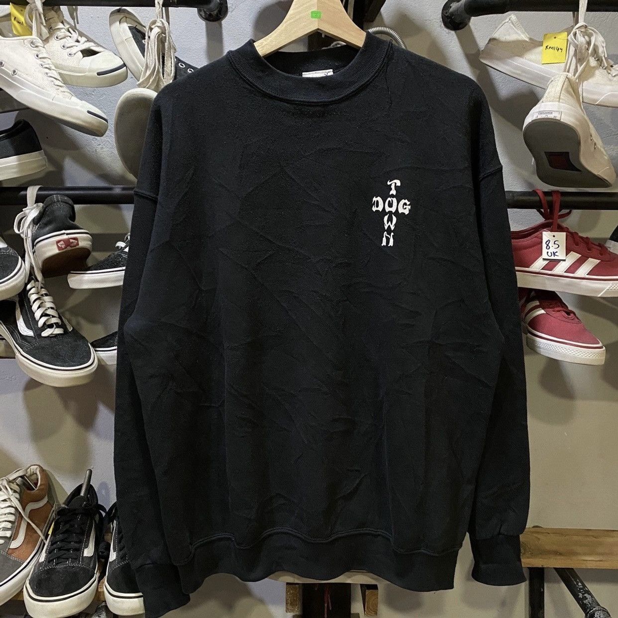 Dogtown × Powell Peralta × Vintage RARE TRUE VINTAGE 1990s DOGTOWN SKATEBOARD SWEATSHIRT Size US L / EU 52-54 / 3 - 2 Thumbnail
