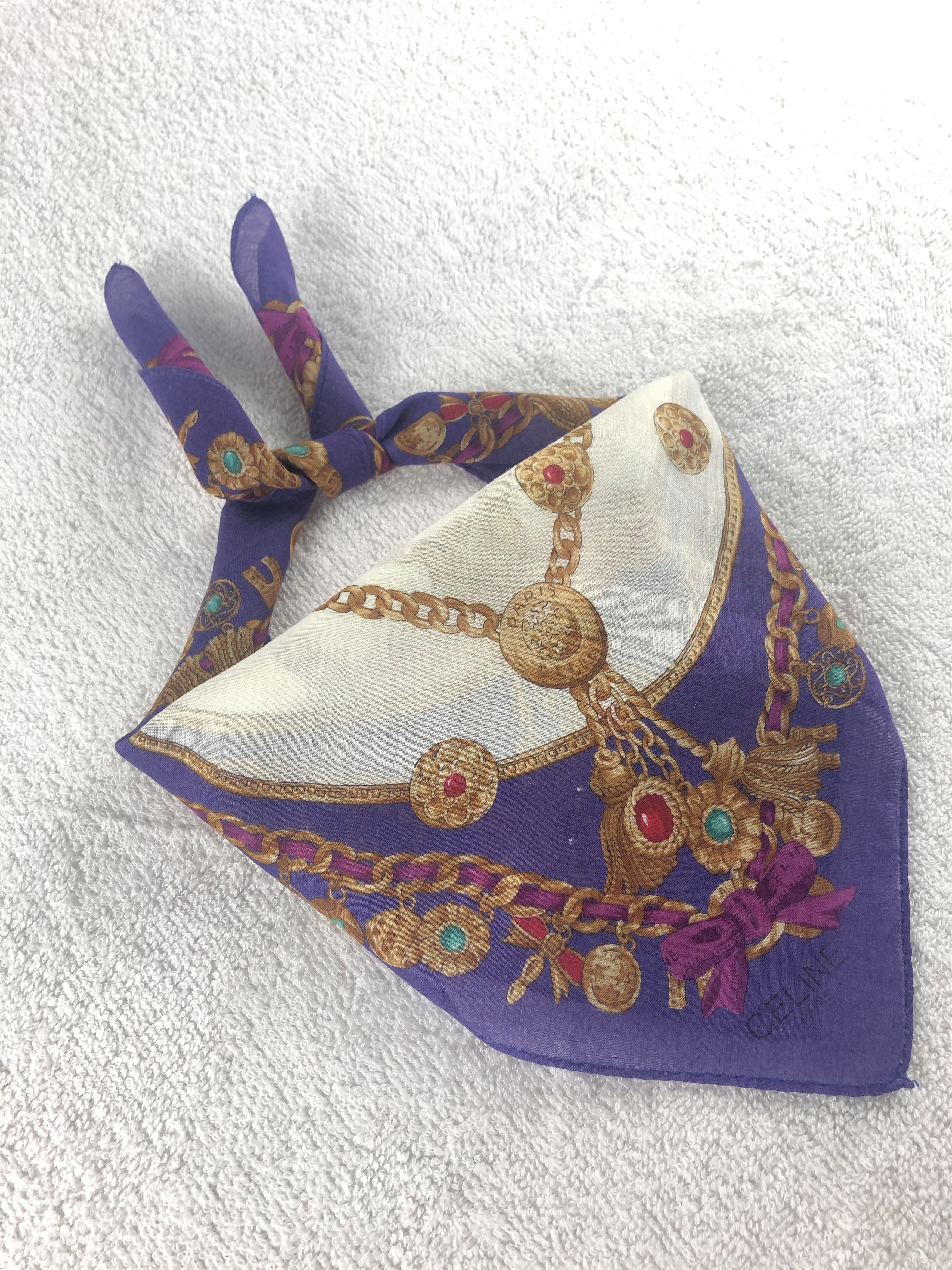 Celine Celine Handkerchief / Bandana / Neckerchief Size ONE SIZE - 2 Thumbnail