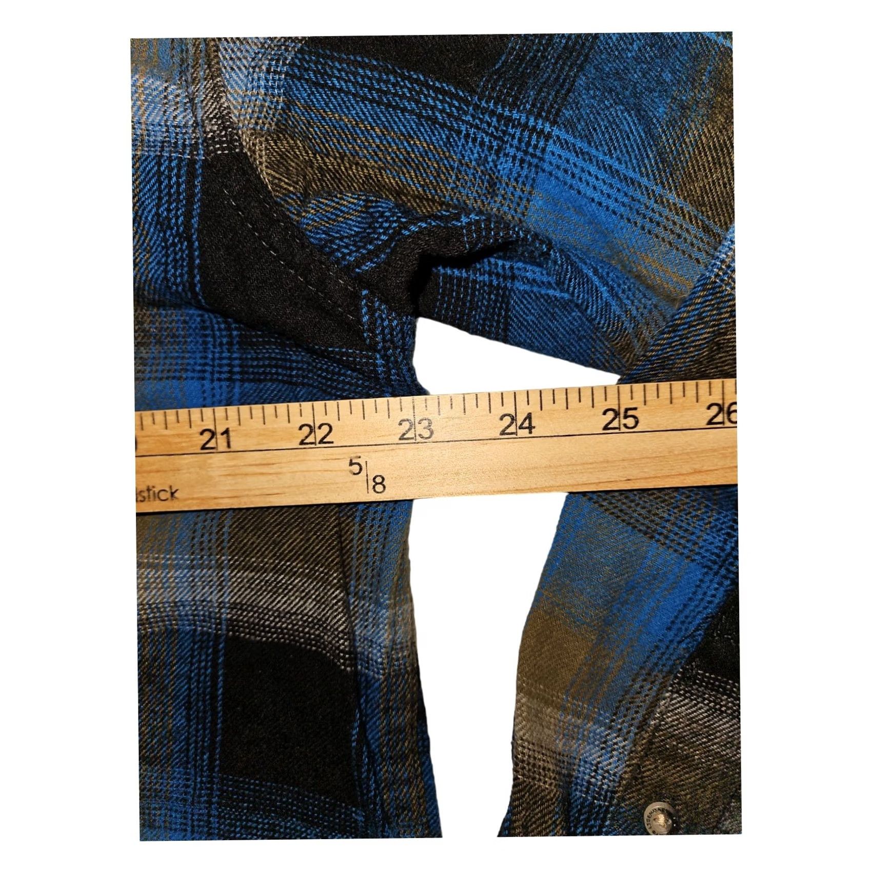 Vintage Legendary Whitetails Flannel Shirt Men's L Long Sleeve Blue Plaid Outdoors Size US L / EU 52-54 / 3 - 3 Thumbnail