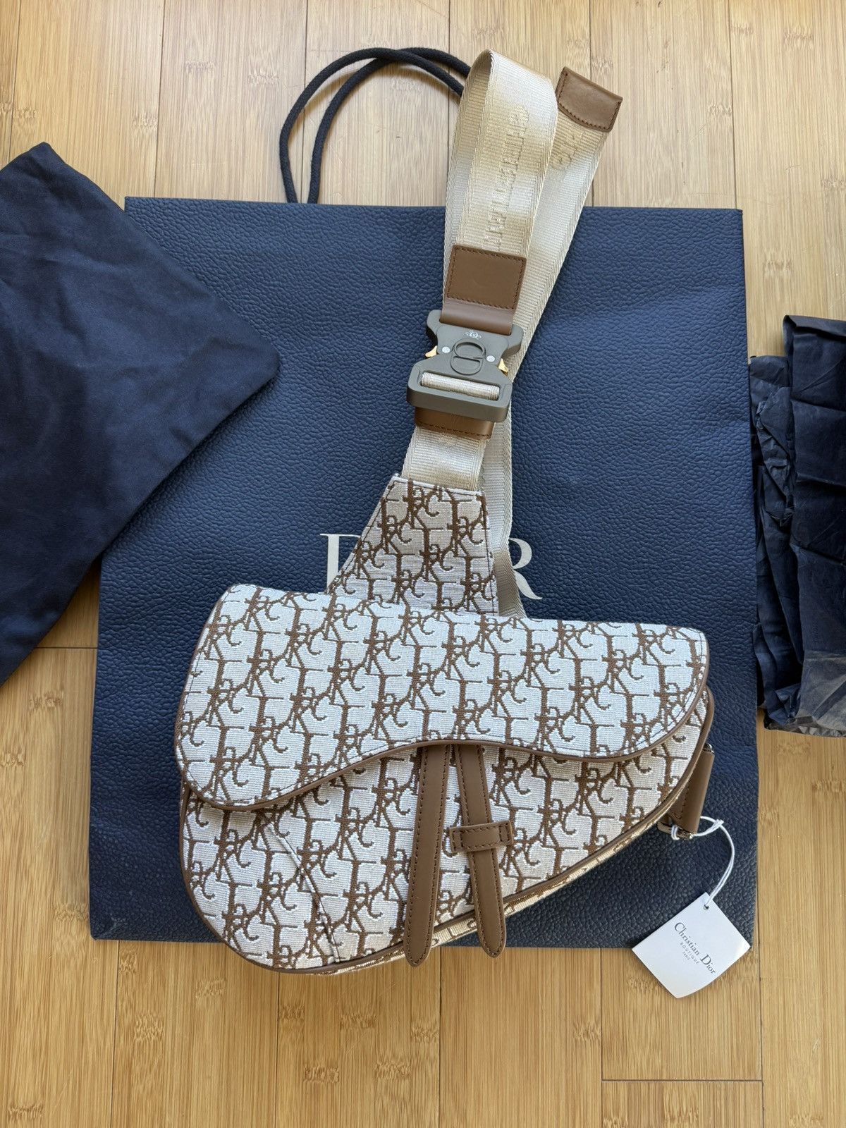 Dior  Travis Scott Dior Cactus Jack Saddle Bag | Grailed