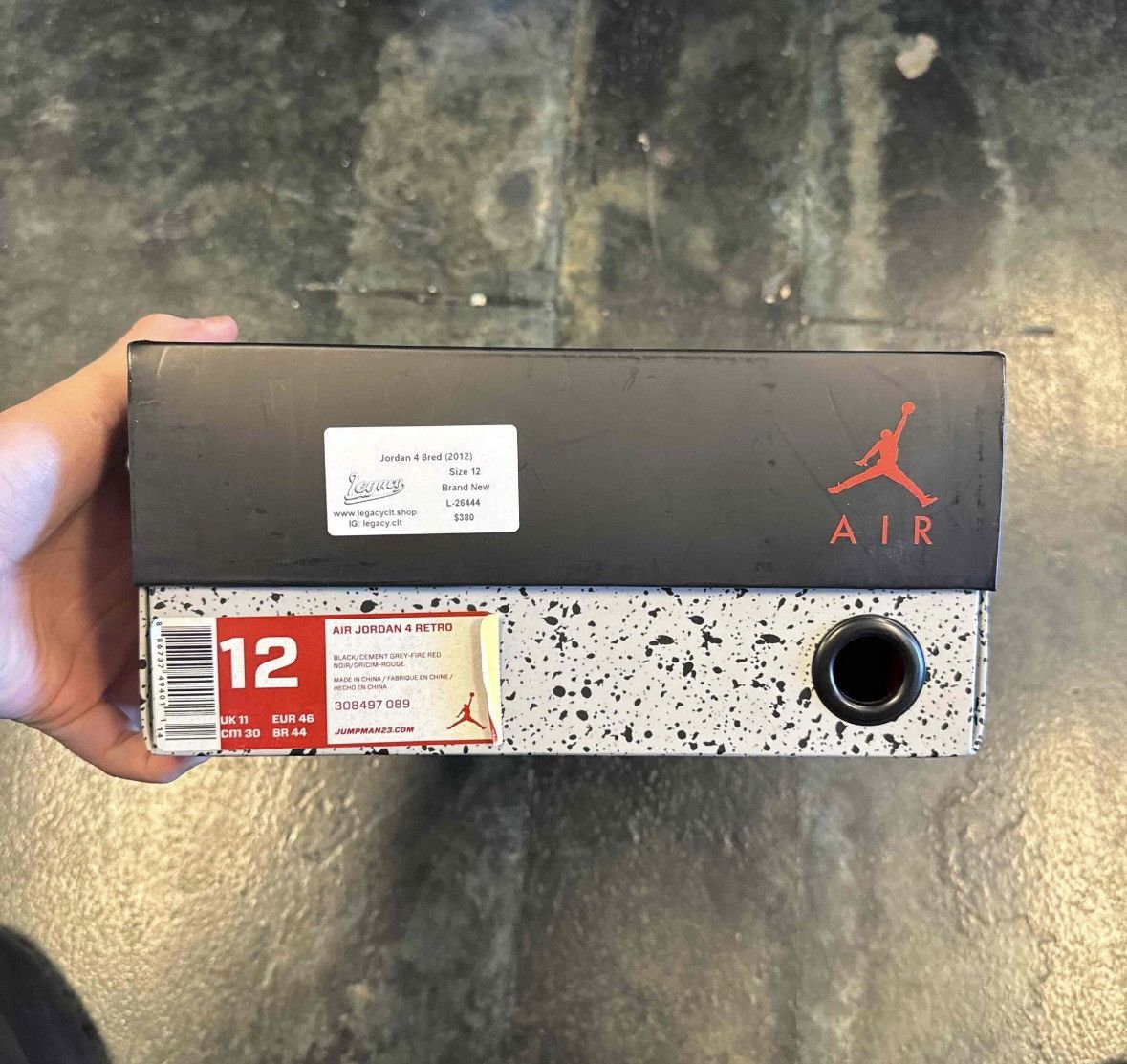 Jordan Brand Jordan 4 Bred (2012) Size US 12 / EU 45 - 7 Thumbnail