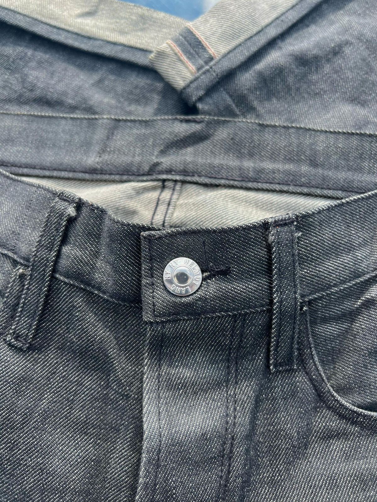 Helmut Lang Helmut Lang New York Selvedge Black Washed Denim Pants W30 Size US 30 / EU 46 - 7 Thumbnail