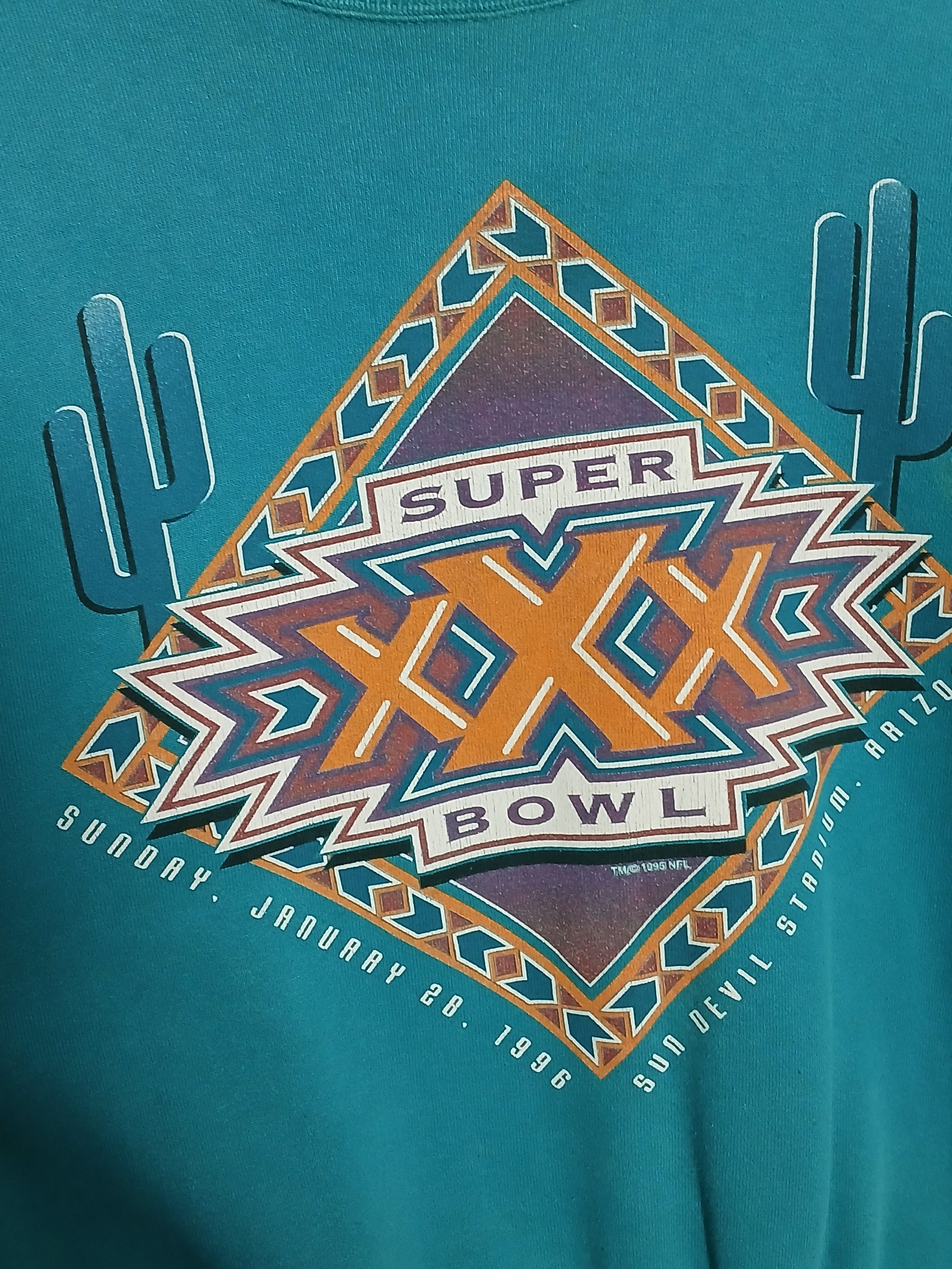 NFL × Vintage Vintage 1996 NFL Super Bowl XXX Sweatshirt Size US M / EU 48-50 / 2 - 3 Thumbnail