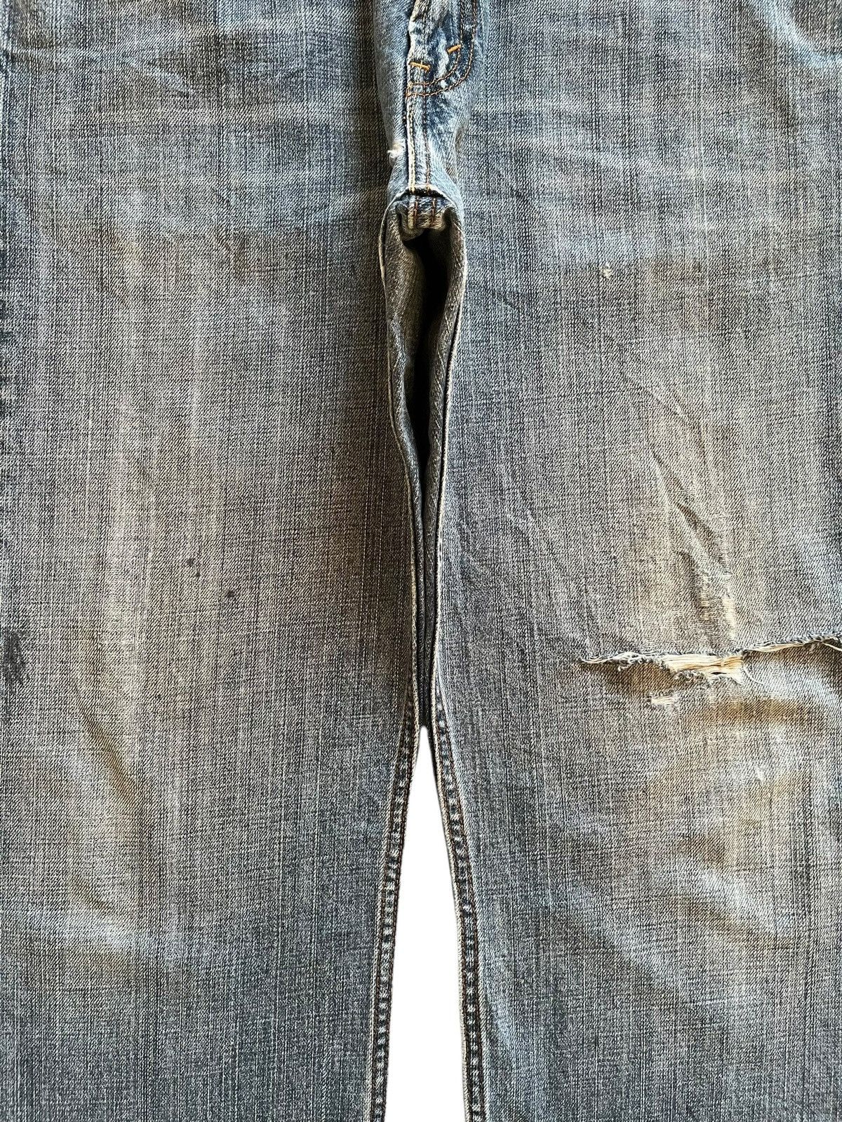 Levi's × Levi's Vintage Clothing Vintage 90s Levis 505 Blue Wash Distressed Baggy Jeans Size US 34 / EU 50 - 5 Thumbnail