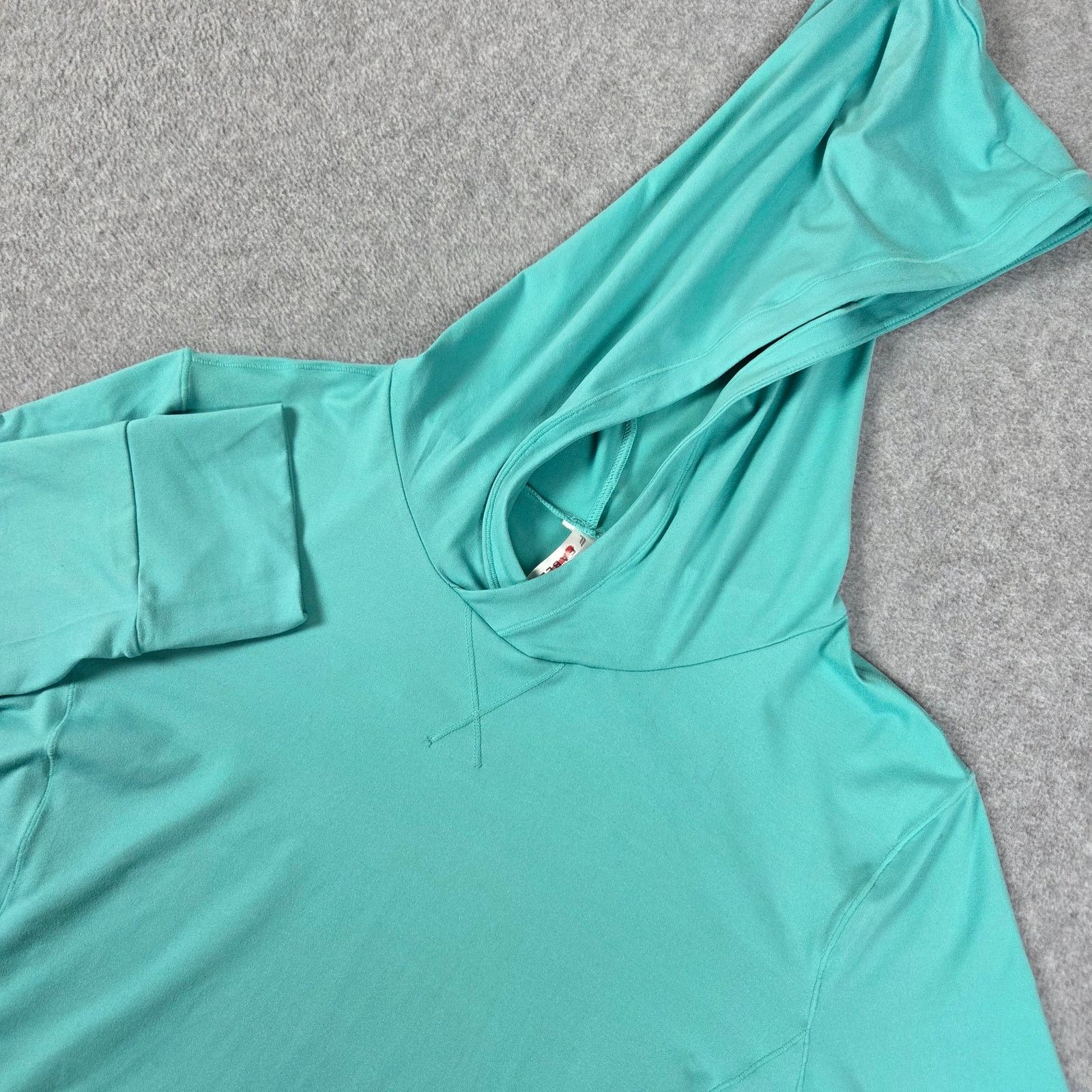 Fabletics Fabletics XL Teal Hoodie Thumbholes, Back and Wrist Pockets Size XL / US 12-14 / IT 48-50 - 1 Thumbnail