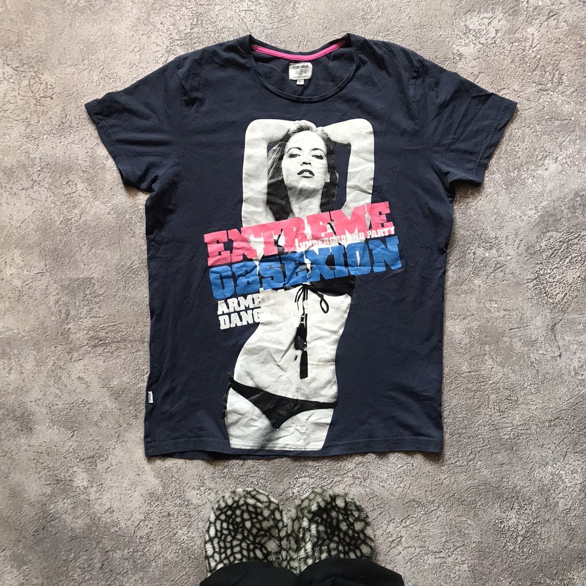 Vintage VINTAGE EXTREME OBSEXION SEXY GIRL ADULT TEE Y2K 90s Size US L / EU 52-54 / 3 - 1 Thumbnail