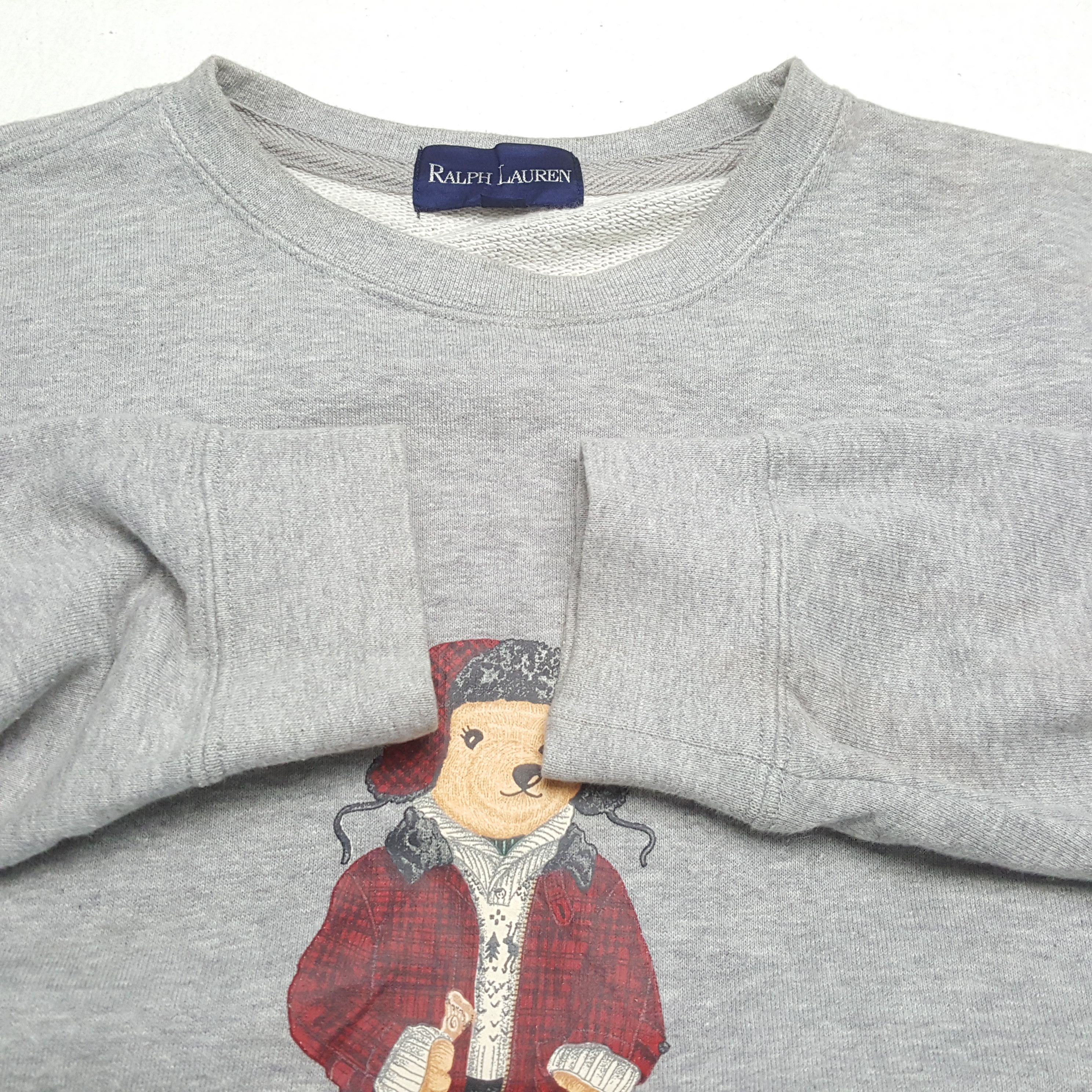 Polo Ralph Lauren × Vintage Vintage POLO BEAR by RALPH LAUREN Fashion Brand Sweatshirts Size US M / EU 48-50 / 2 - 8 Thumbnail