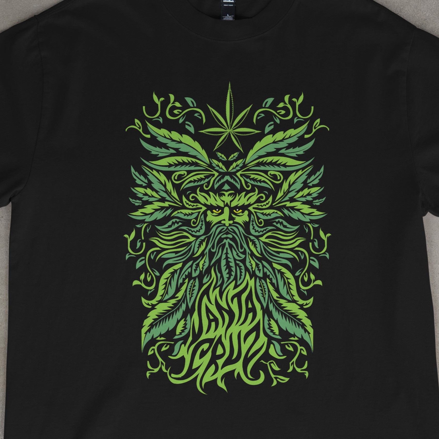 Designer × Vintage Green Face Tee Summer 2025 Street Size US L / EU 52-54 / 3 - 2 Thumbnail