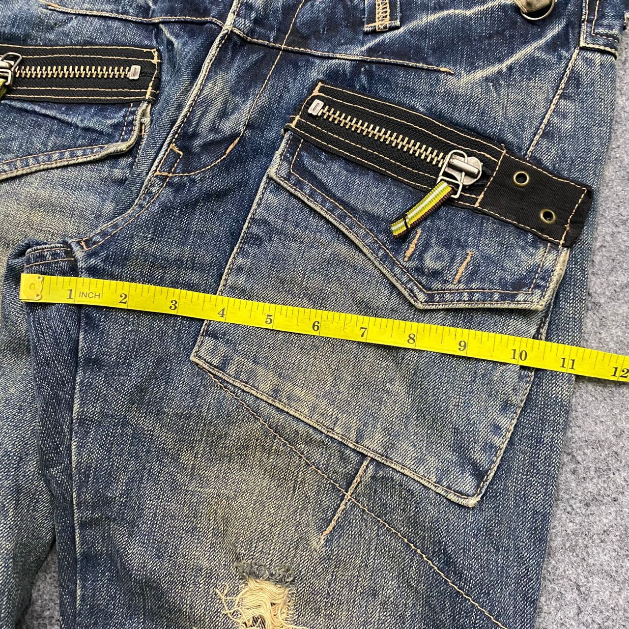 Hysteric Glamour 💥Best Offer💥Vintage PPFM Punk Distressed Denim Size US 32 / EU 48 - 7 Thumbnail