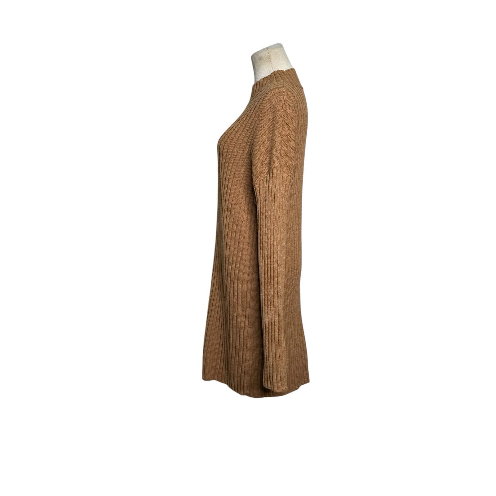 BP. BP brown knit long sleeves sweater mini dress size Small Size S / US 4 / IT 40 - 5 Thumbnail