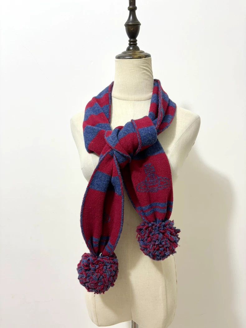 Vivienne Westwood Vivienne Westwood Blue and red striped Saturn towels Size ONE SIZE - 1 Thumbnail