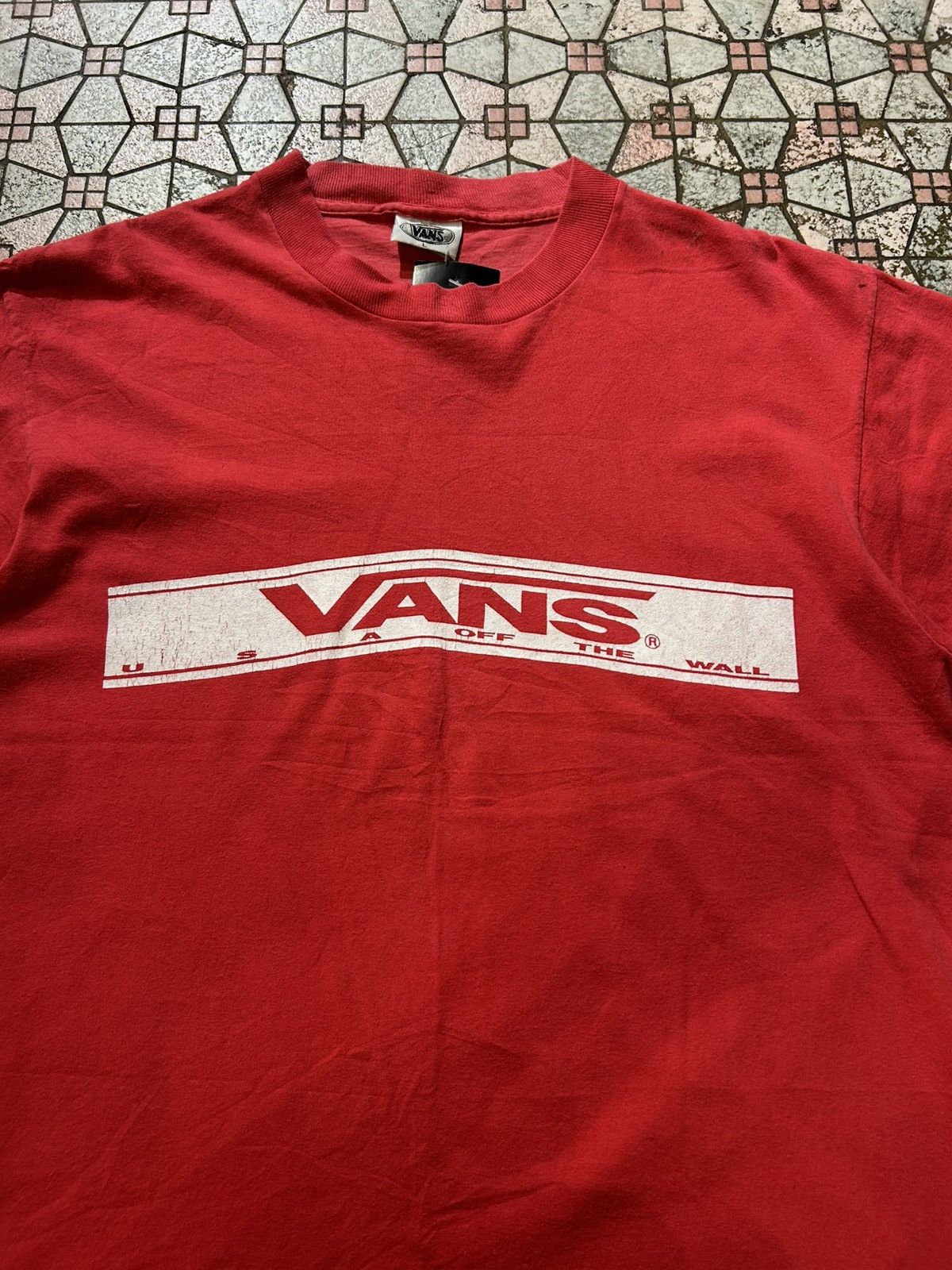 Vans Vintage 90s Vans Skateboards Tee Size US M / EU 48-50 / 2 - 3 Thumbnail
