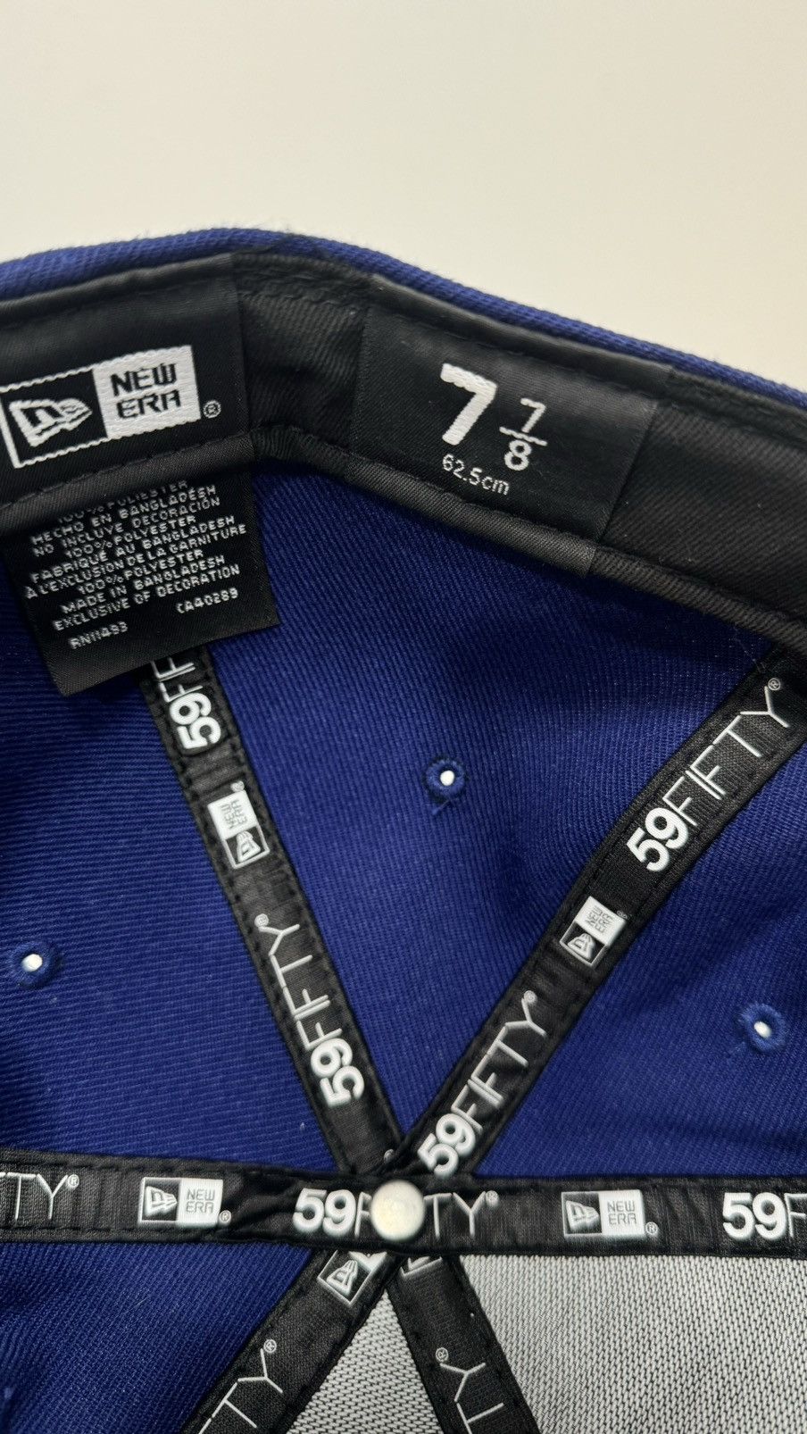 Born X Raised Born X Raised Kings Rocker Fitted Hat Royal Blue Size ONE SIZE - 3 Thumbnail