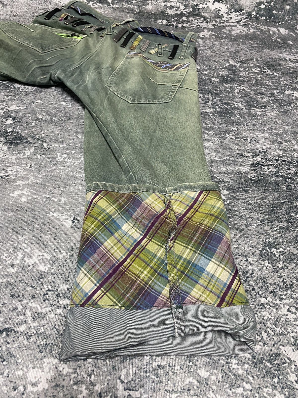 Hysteric Glamour × Japanese Brand BreathMin Double Waist Japanese Punk Pant Size US 32 / EU 48 - 16 Thumbnail
