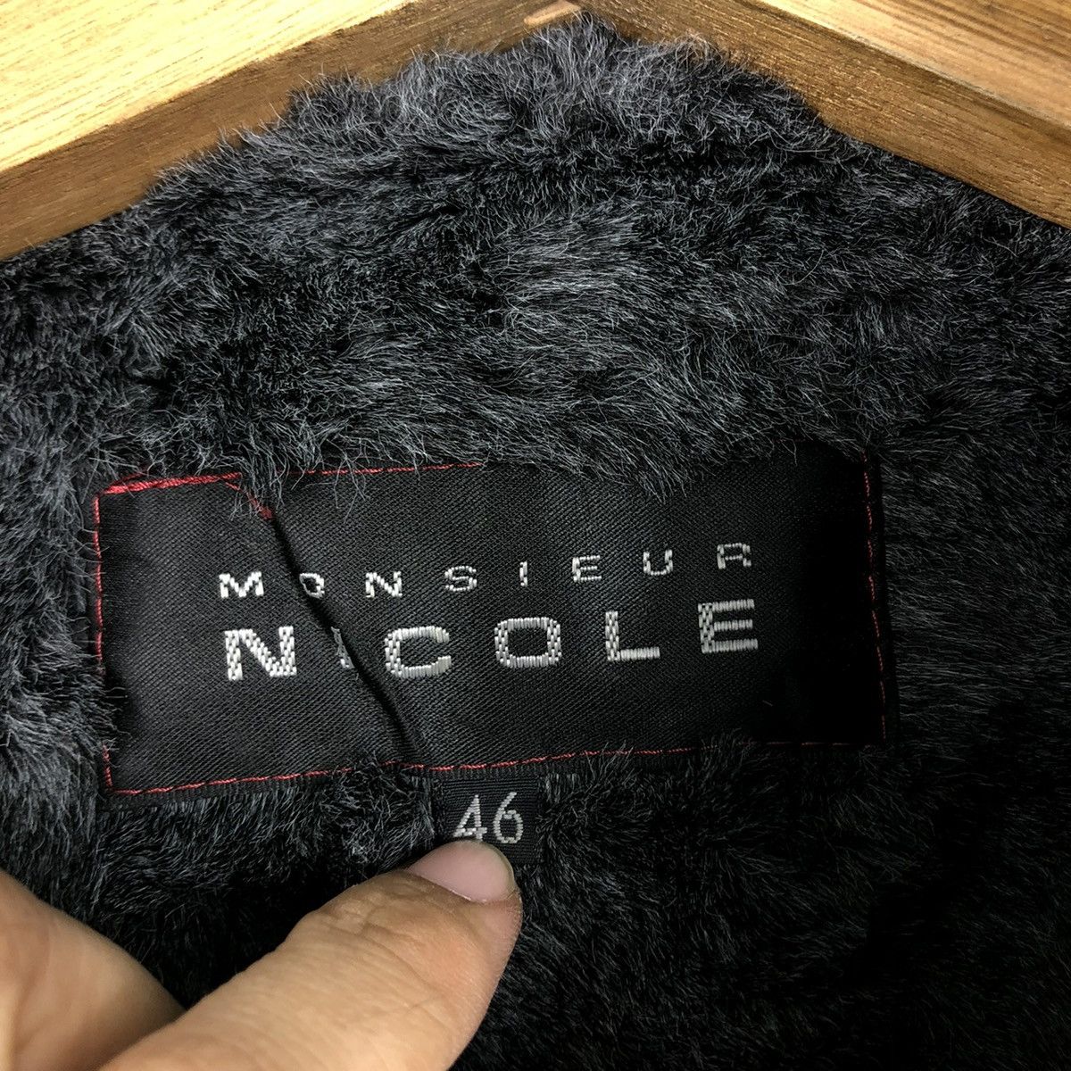 Japanese Brand 🔥VINTAGE CHORE JACKET MONSIUER NICOLE MINK FUR BLANKET Size US M / EU 48-50 / 2 - 20 Thumbnail