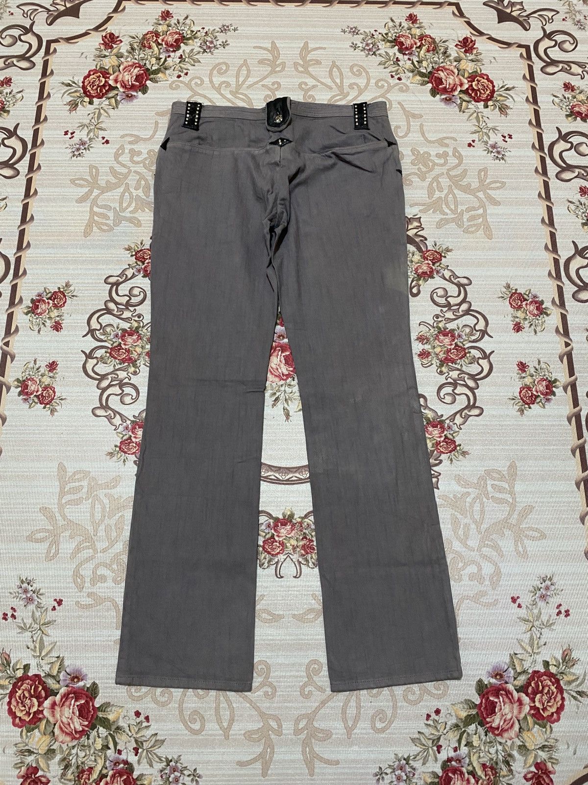 If Six Was Nine 2000s Nstly Japanese Snake Skin On Belt Denim Size US 33 - 11 Thumbnail