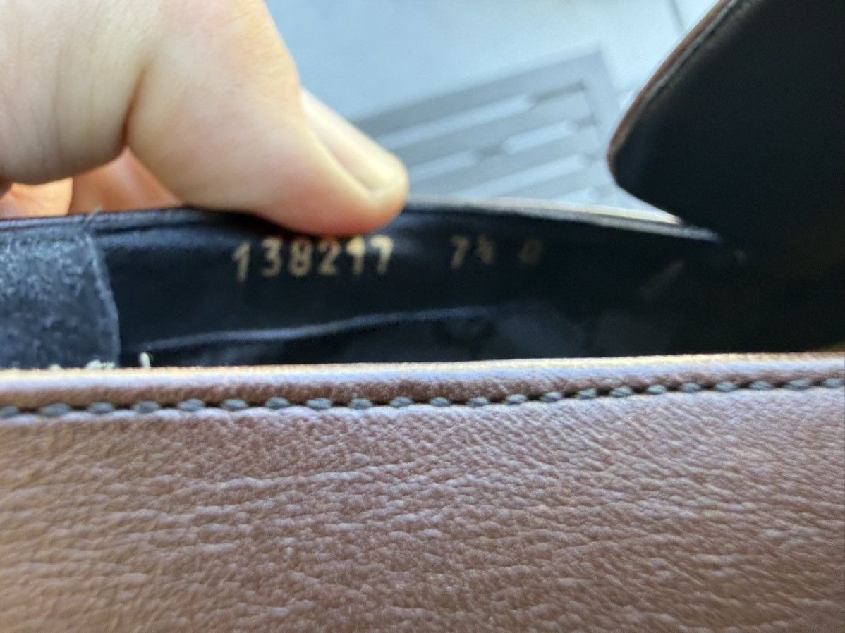 Gucci Gucci Brown Leather Wingtip Loafers Made in Italy Size 7.5 Size US 7.5 / EU 40-41 - 6 Thumbnail