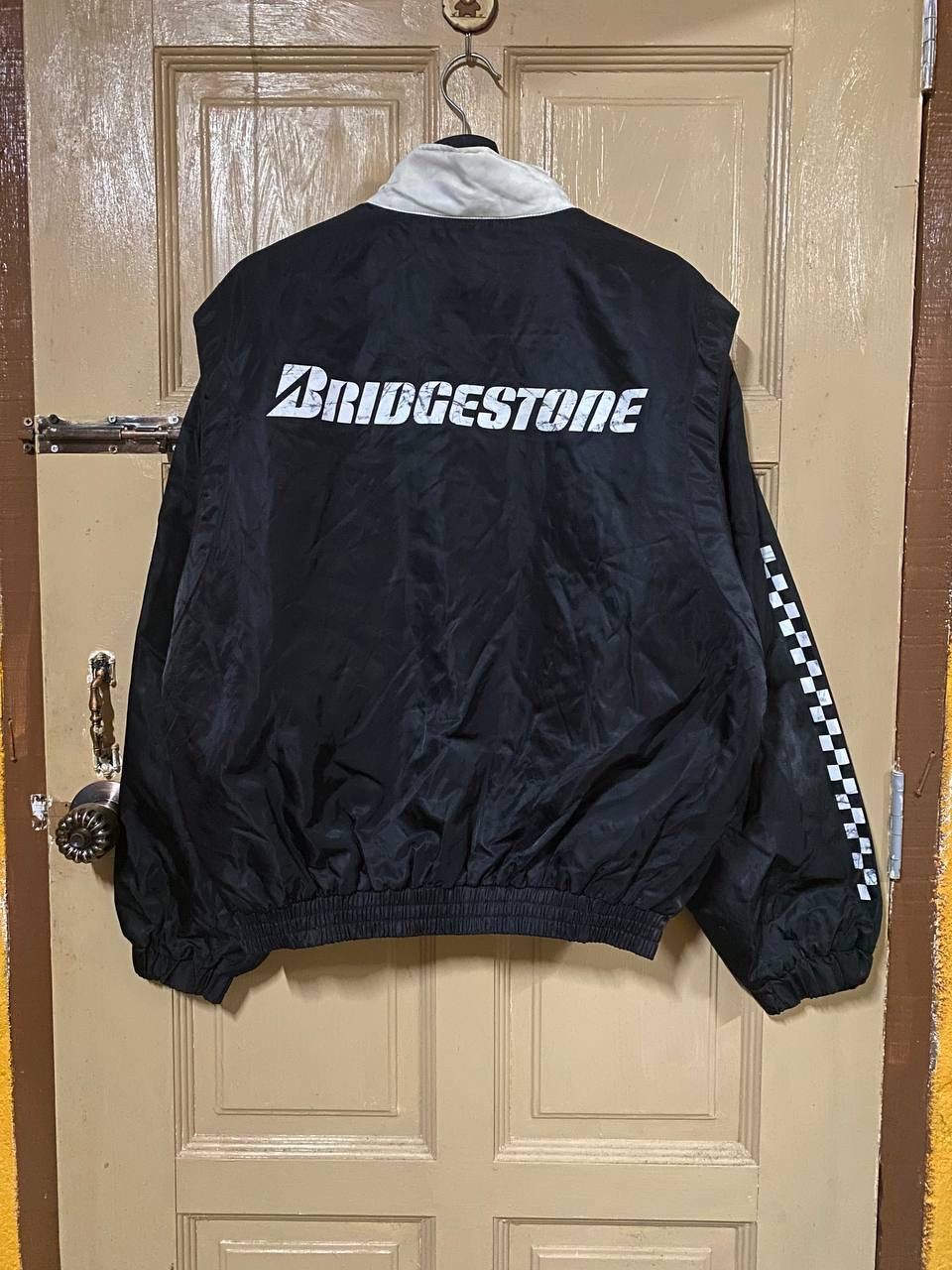 Vintage Vintage 90s Bridgestone Racing Bomber Jacket Size US L / EU 52-54 / 3 - 8 Thumbnail