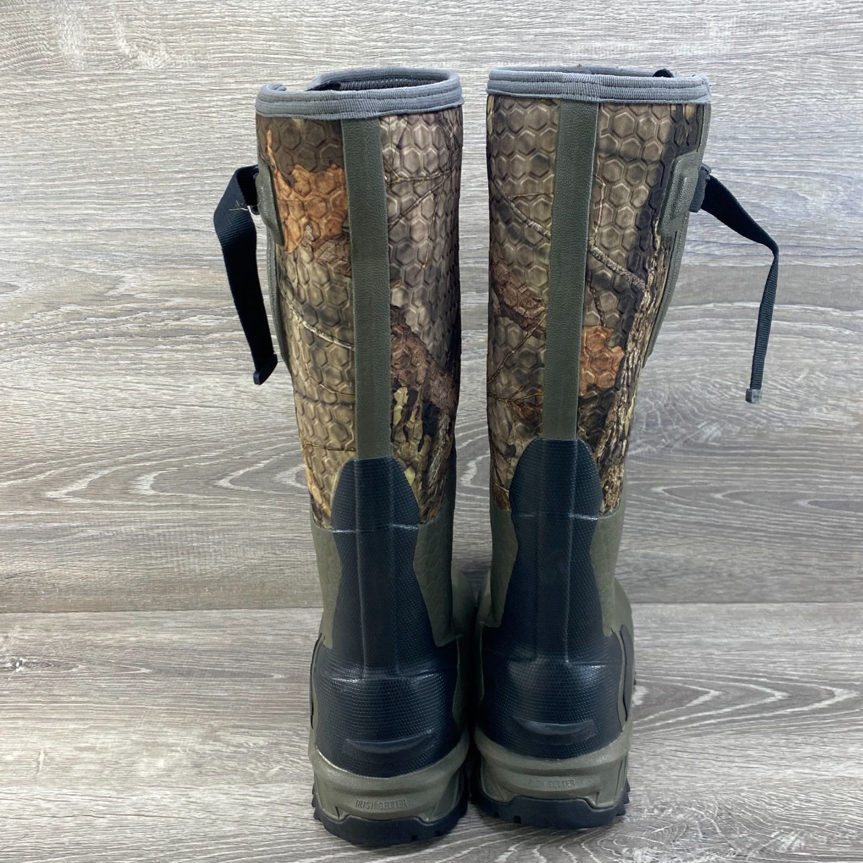 Vintage Irish Setter MudTrek Waterproof Insulated Rubber Boots Camo Hunting Unisex Adults Mens 4 Womens 6 Green Camo Boots Size US 5.5 / IT 35.5 - 7 Thumbnail