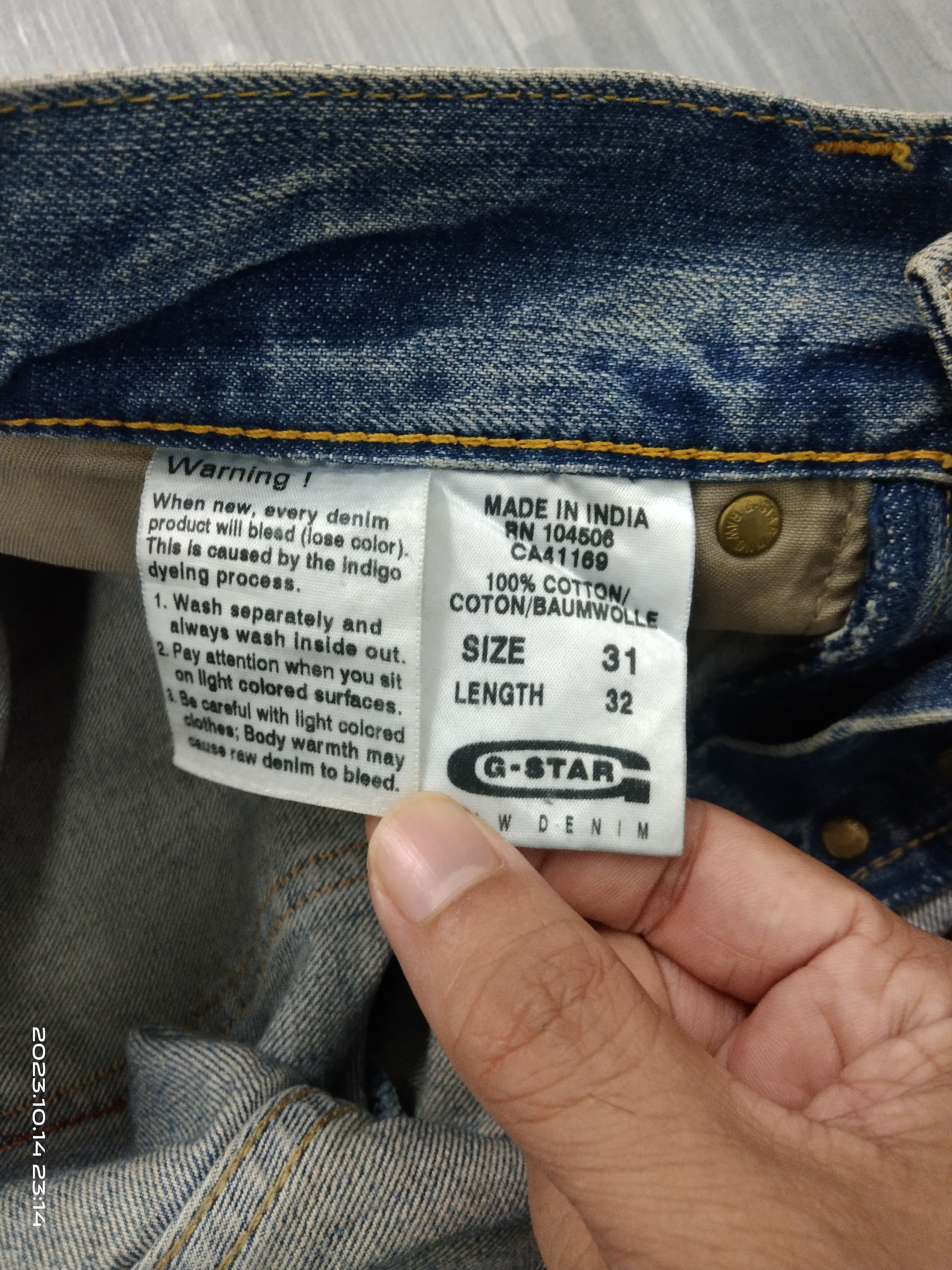 G-Star SICK DISTRESSED G-STAR DENIM PANTS Size US 31 - 8 Thumbnail