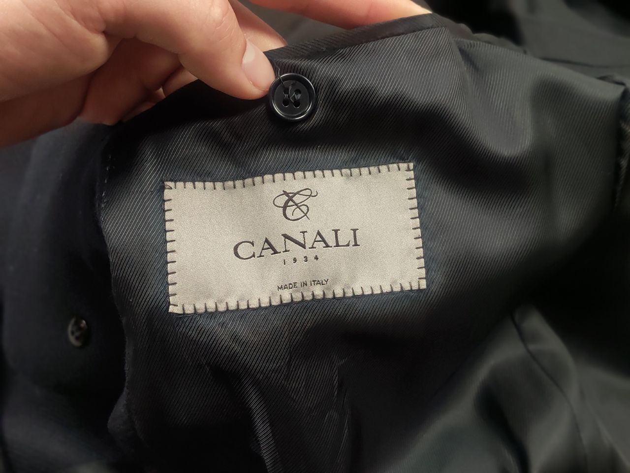 Canali Canali Italy Design 57110 Wool Classic Overcoat Mens Jacket Size US XL / EU 56 / 4 - 13 Thumbnail