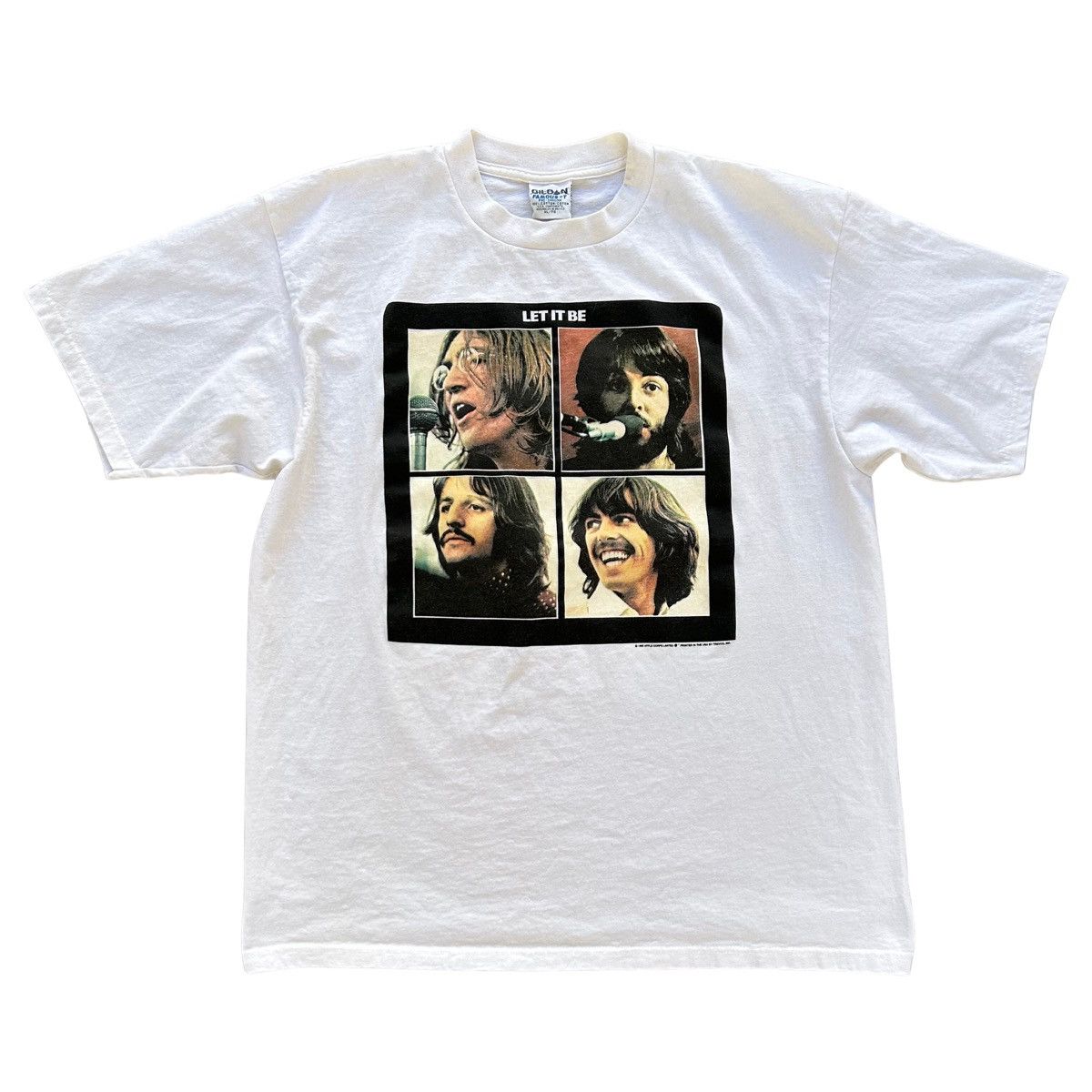 Vintage 1992 THE BEATLES Let It Be Band Shirt Size XL