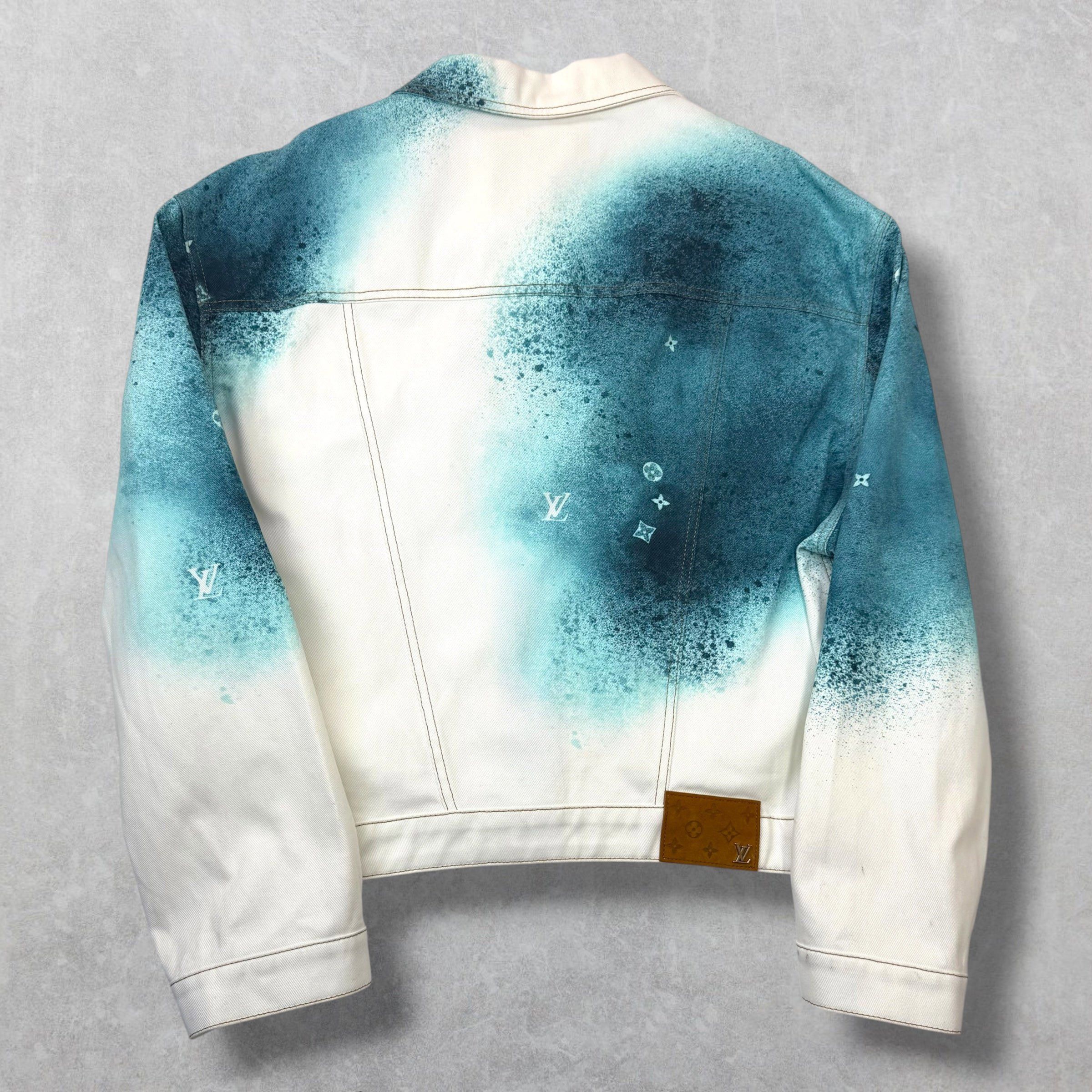 Louis Vuitton Louis Vuitton LV Spray Denim Jacket 58 (XXL) Size US XXL / EU 58 / 5 - 2 Thumbnail