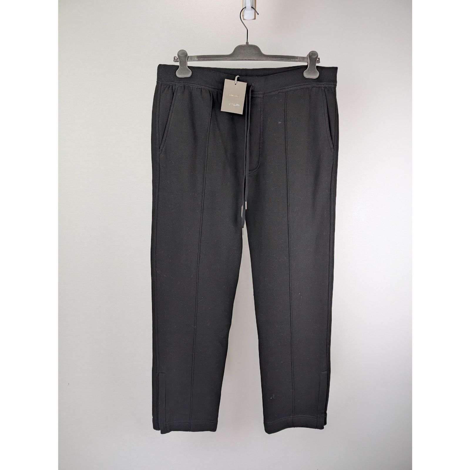 Tom Ford o1rshd1 Knitwear Trousers Sweatpants in Grey Melange Size US 40 / EU 56 - 7 Thumbnail