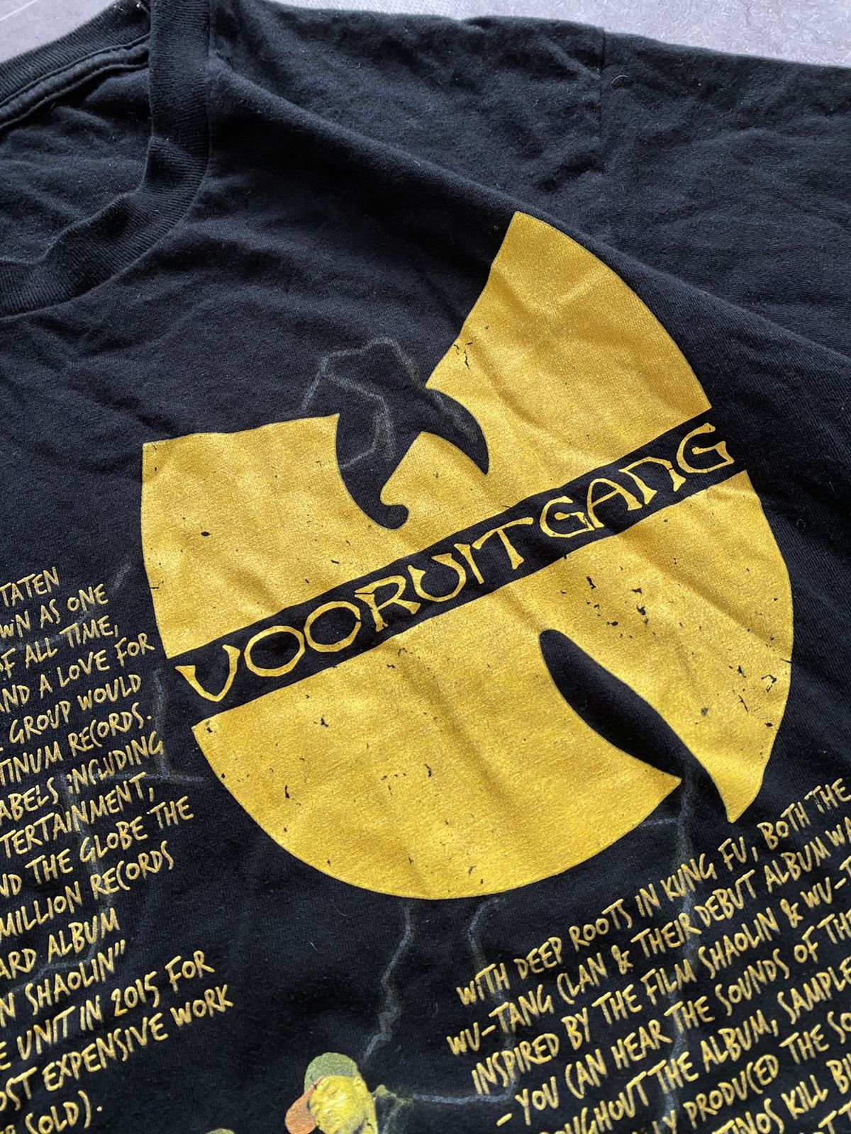 Rap Tees × Vintage × Wu-Tang Clan Vintage Wu Tang Clan FOREVER Big Logo T-Shirt 90s Rap Tee Size US L / EU 52-54 / 3 - 8 Thumbnail