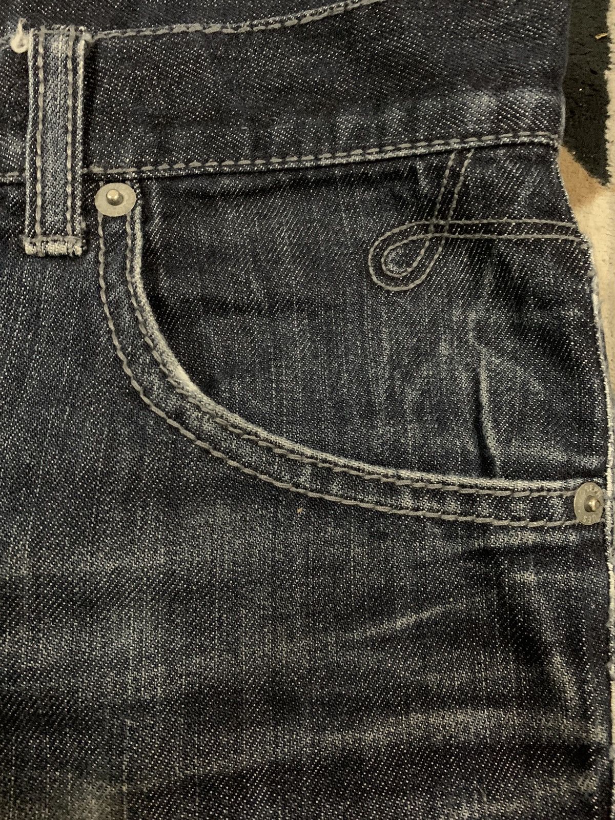 JOSEPH HOMME Vintage Joseph Homme Japan Dark Blue Washed Distressed Jeans Size US 30 / EU 46 - 15 Thumbnail