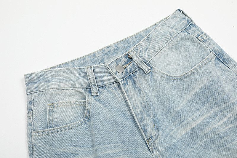 Jean American Cleanfit Casual Washed Jeans for Men Size US 32 / EU 48 - 3 Thumbnail