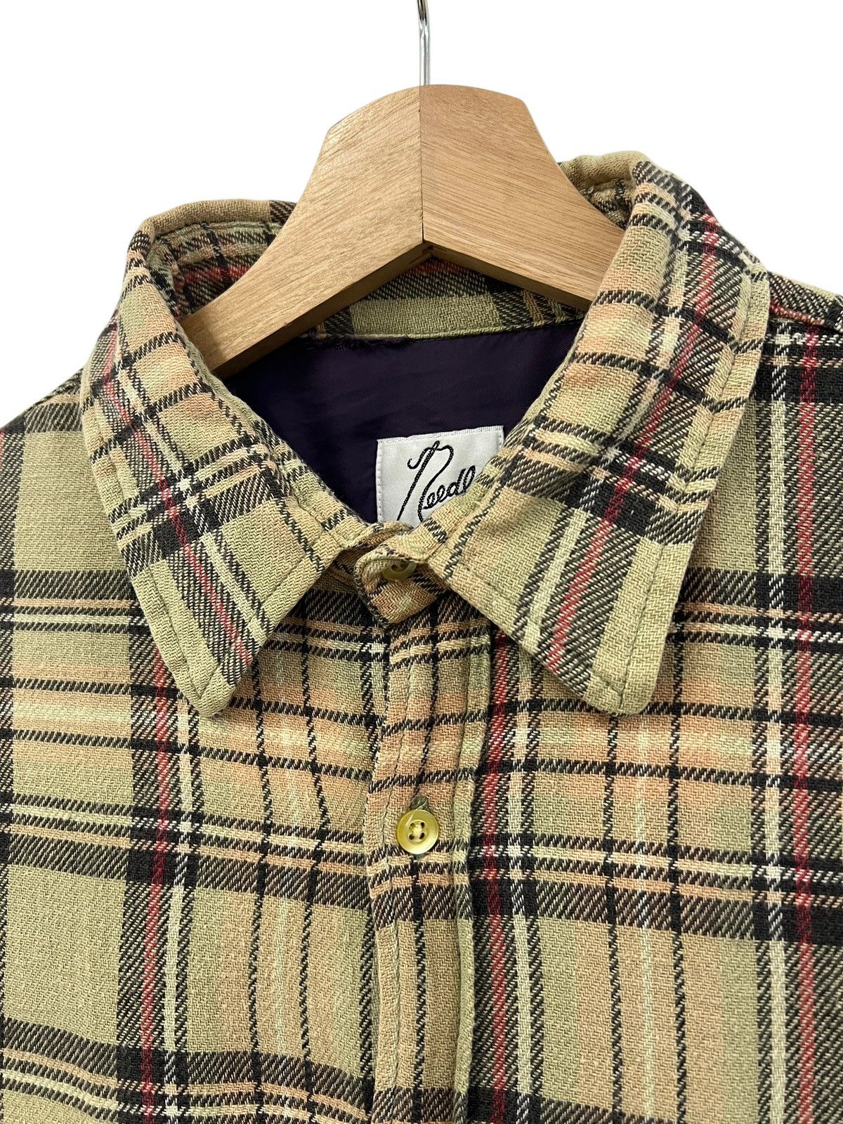 Needles Needles Boxy Cut 3/4 Sleeve Tartan Check Flannel Shirt Size US M / EU 48-50 / 2 - 4 Thumbnail