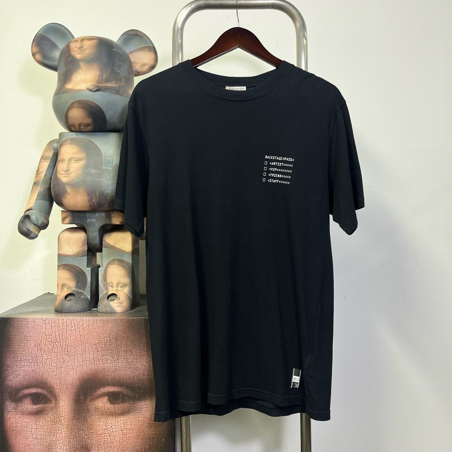 Moncler Moncler Retro Black T-Shirt m Men Size US M / EU 48-50 / 2 - 1 Thumbnail