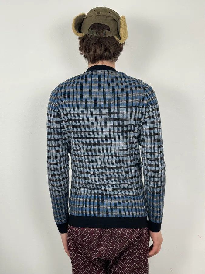 Louis Vuitton Louis Vuitton Blue Checkered Contemporary Sweater Size US S / EU 44-46 / 1 - 3 Thumbnail