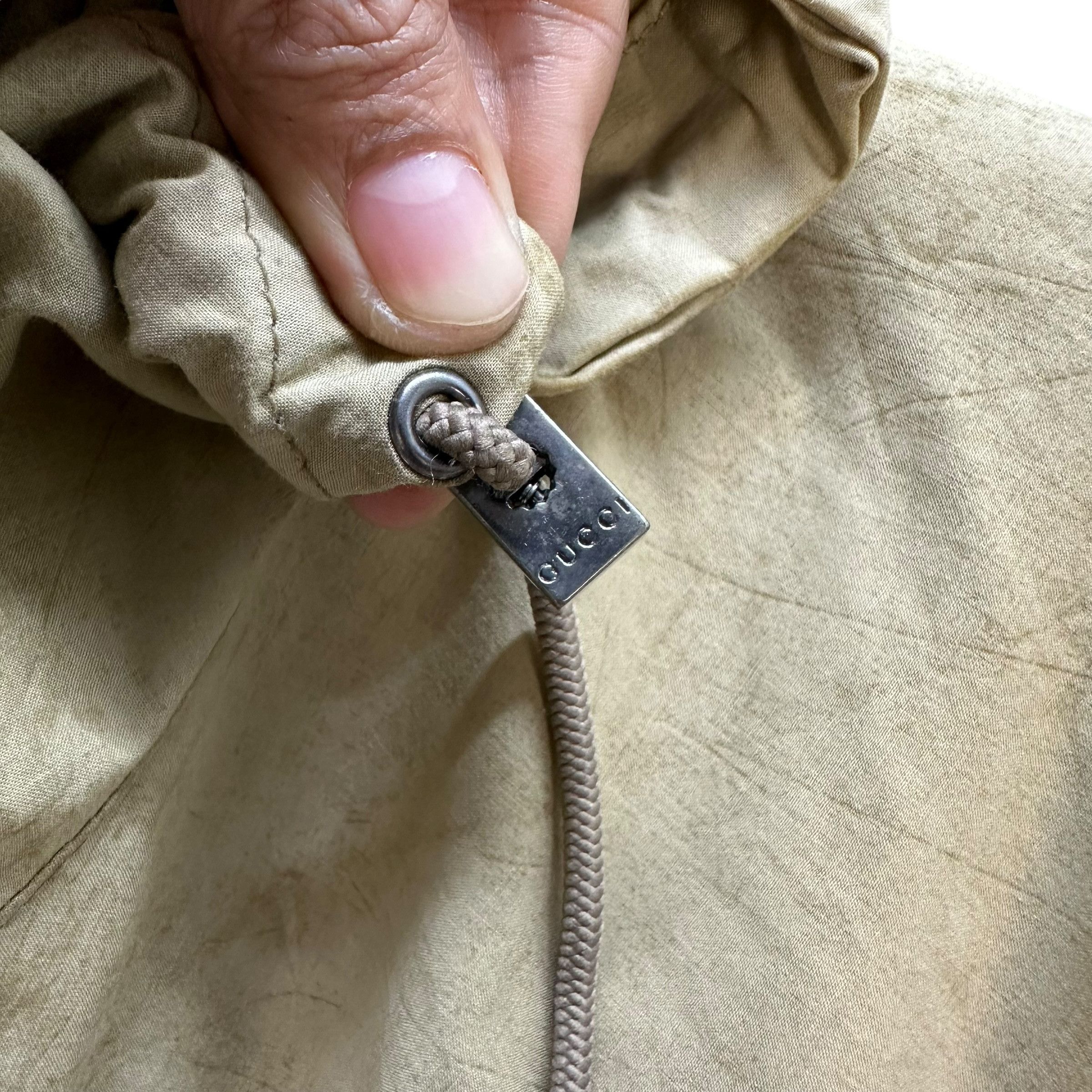Gucci Vintage GUCCI Trashed Raincoat Jacket #A72-1751 Size US L / EU 52-54 / 3 - 14 Thumbnail