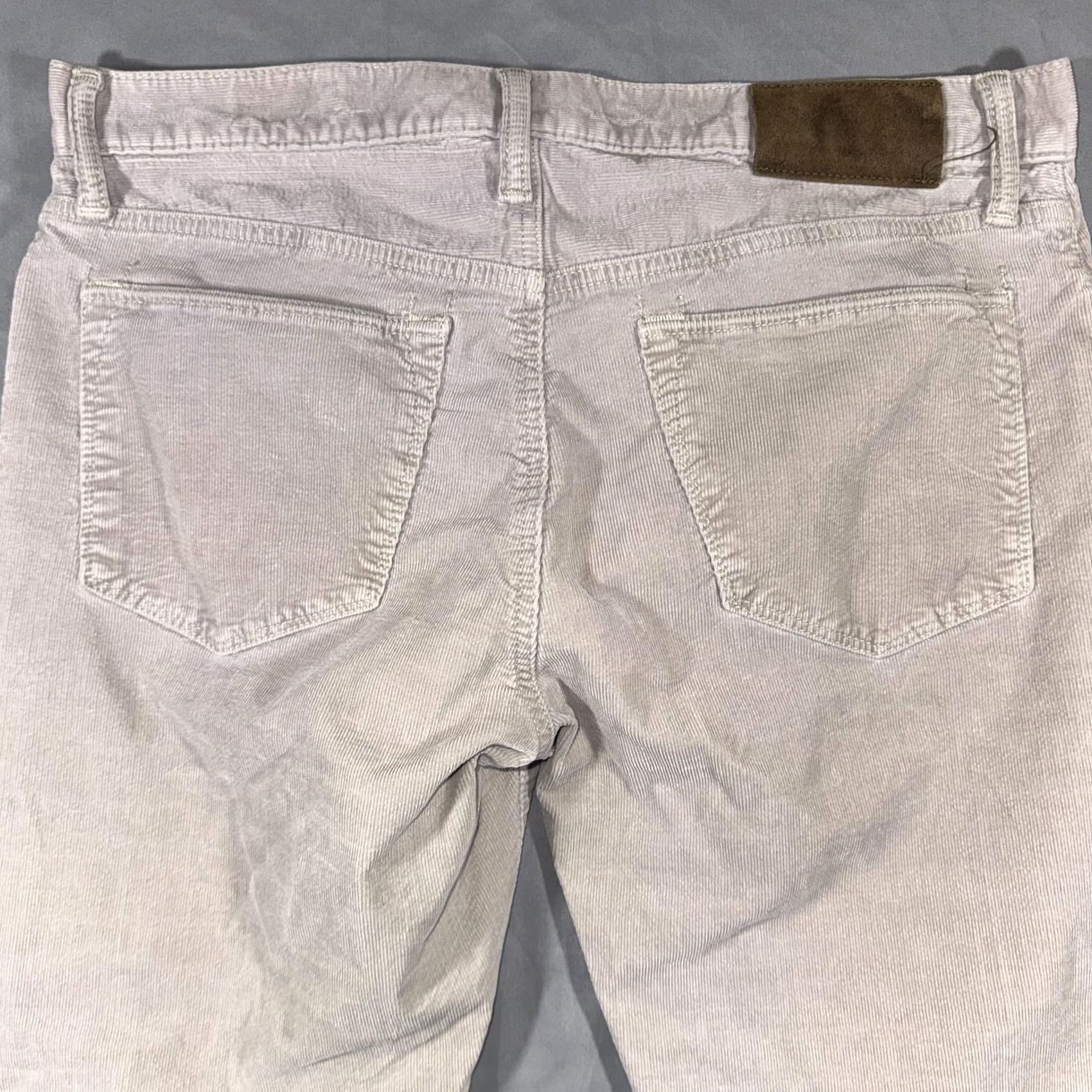 Todd Snyder Todd Snyder Pants Mens 32x32 Gray Slim Stretch Corduroy 5 Pocket Casual Italy Size US 32 / EU 48 - 7 Thumbnail