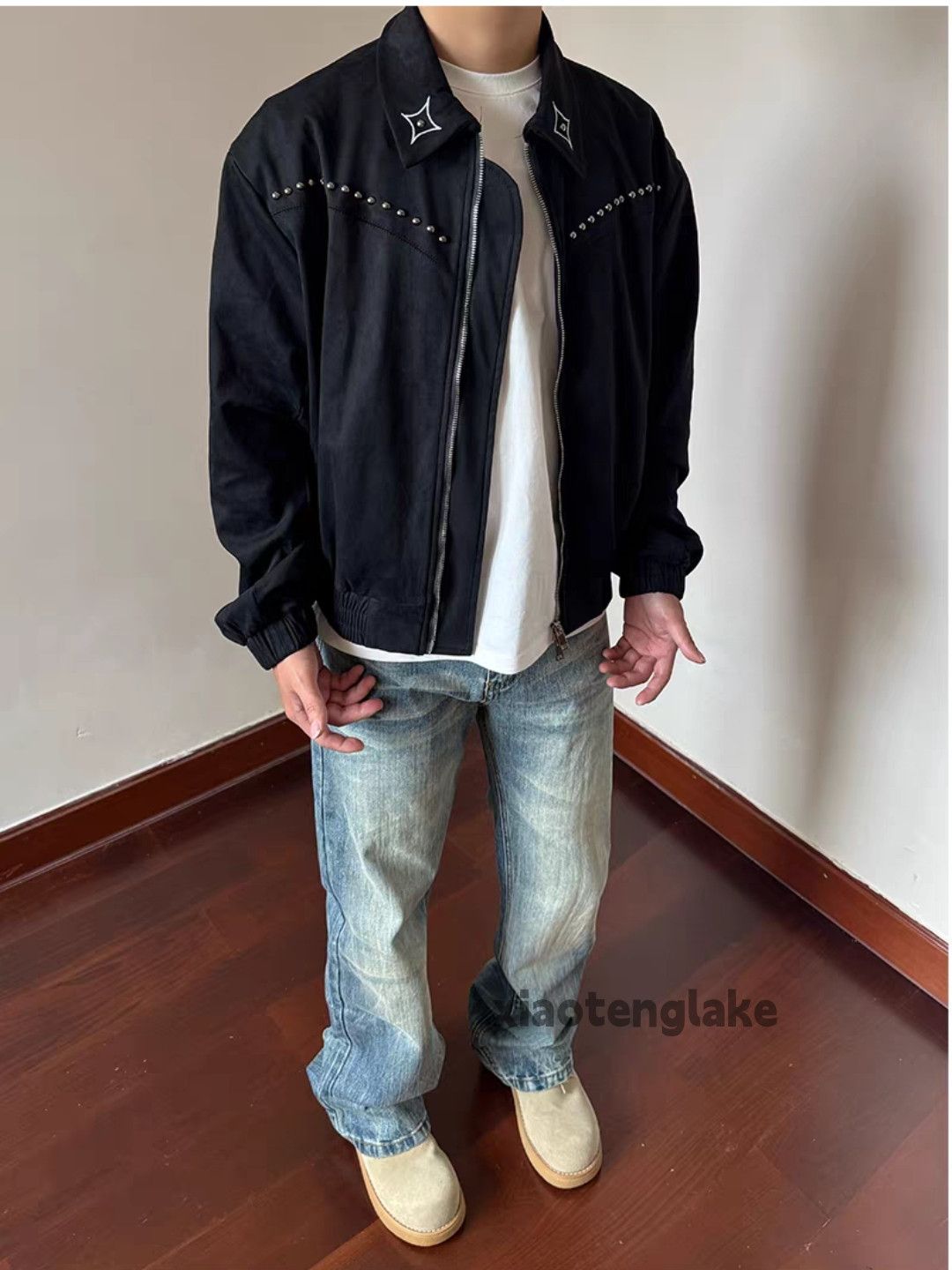 Vintage Unisex outdoor utility workwear patchwork bomber jacket Size US XL / EU 56 / 4 - 4 Thumbnail