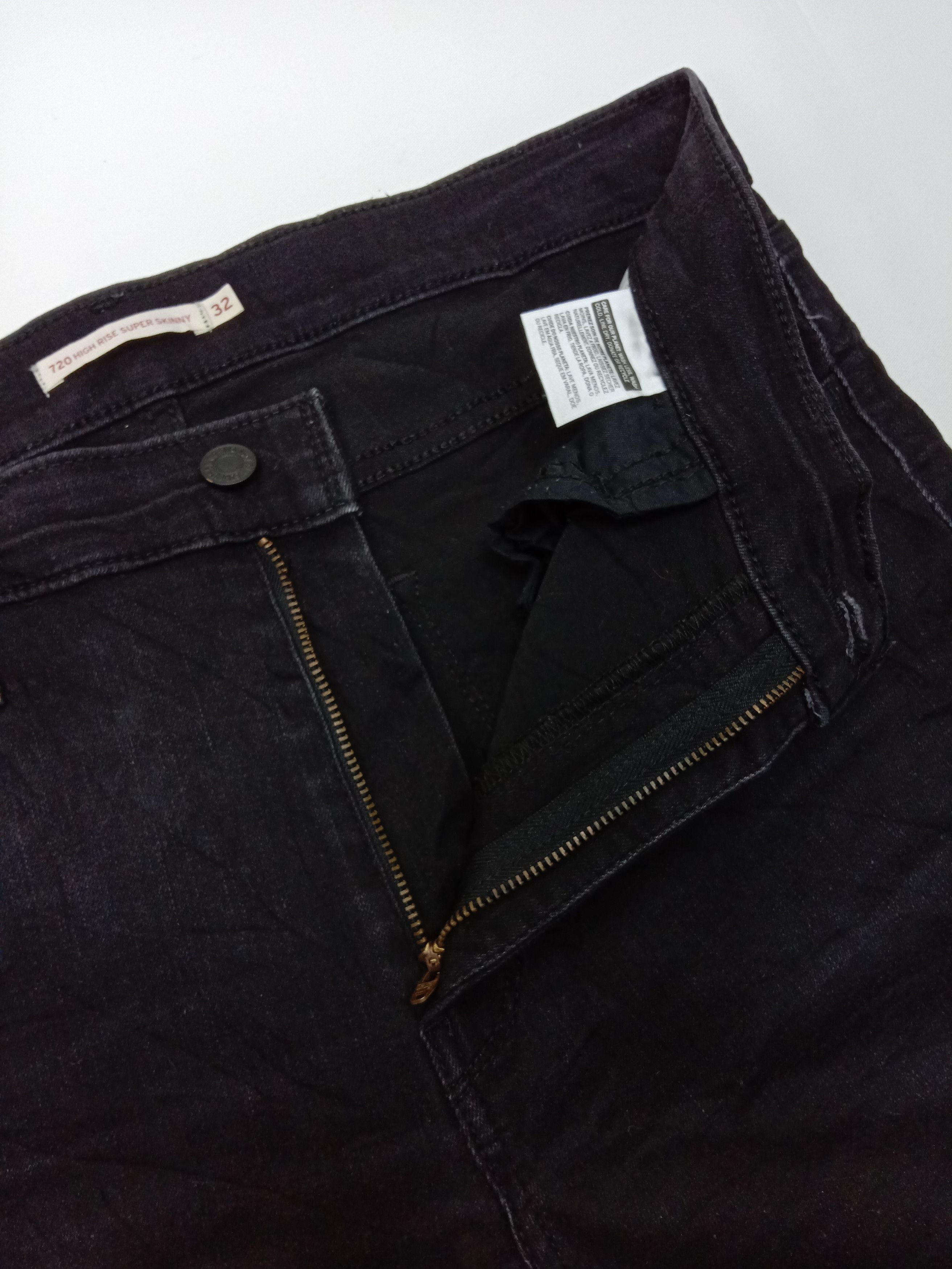 Levi's Vintage Levi's 720 Black Jeans Size 32" / US 10 / IT 46 - 9 Thumbnail