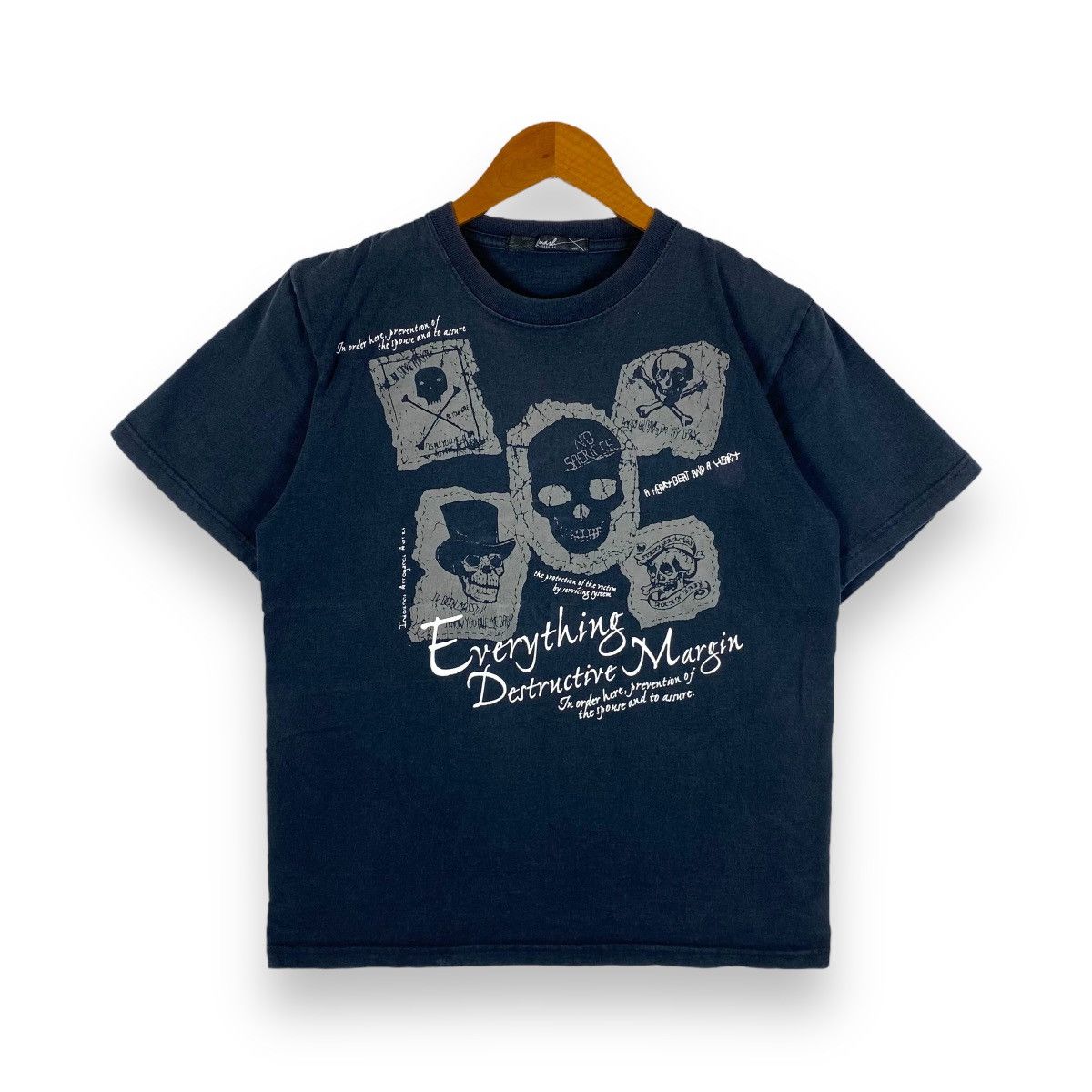 Japanese Brand × Vintage QUASH DISASTER Everything Destructive Margin Tee Shirt Size US M / EU 48-50 / 2 - 1 Thumbnail