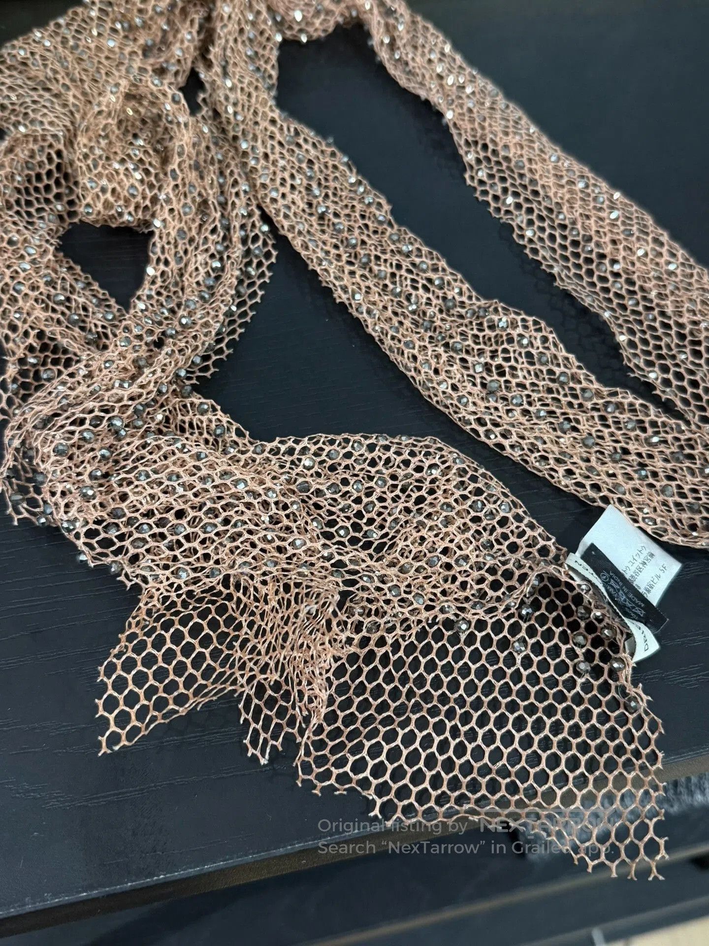 Dries Van Noten Dries van Noten Diamond Mesh Scarf. Size ONE SIZE - 6 Thumbnail