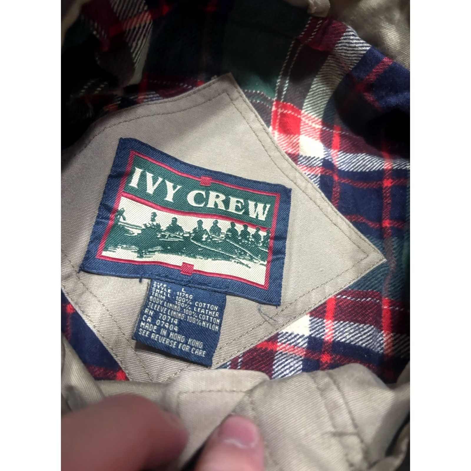 Vintage VINTAGE Chore Jacket Mens L Tan Collar Workwear Hunting Jacket Size US L / EU 52-54 / 3 - 2 Thumbnail