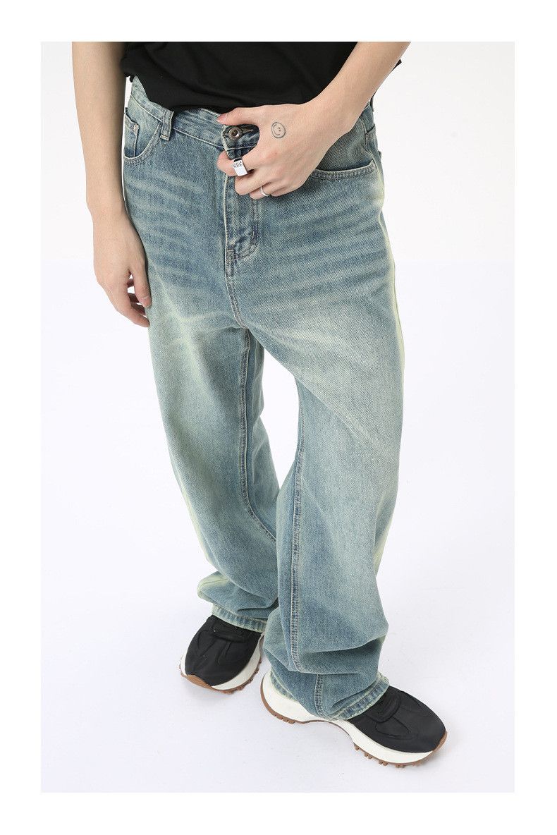 Japanese Brand × Jean Gradient loose straight washed jeans Size US 32 / EU 48 - 5 Thumbnail