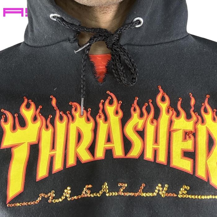 Thrasher hoodie online cropped