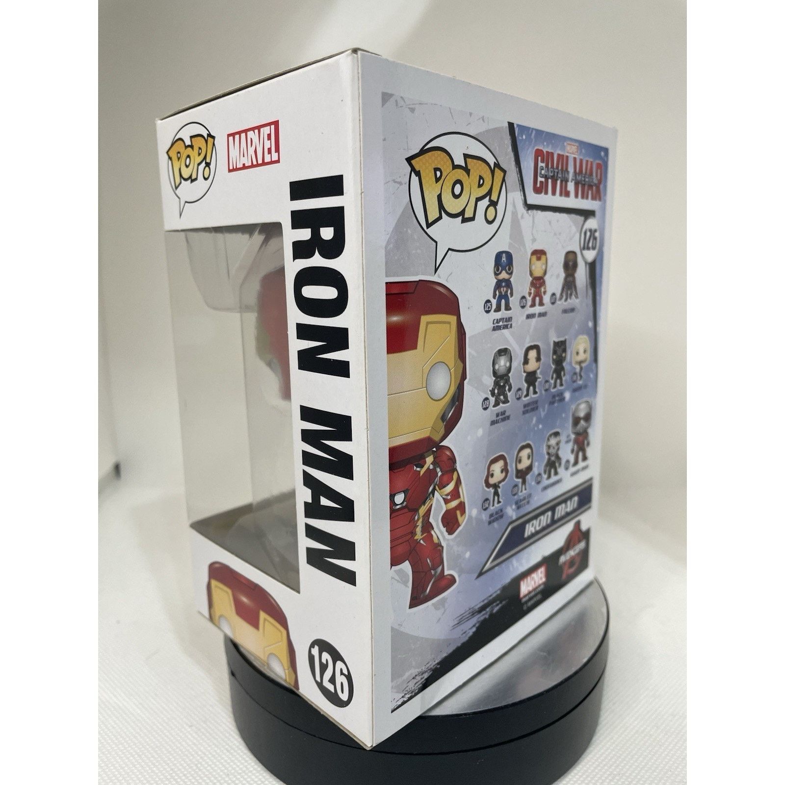Marvel Comics Funko Pop! Vinyl: Marvel - Iron Man #126 With Pop Protector Size ONE SIZE - 4 Thumbnail